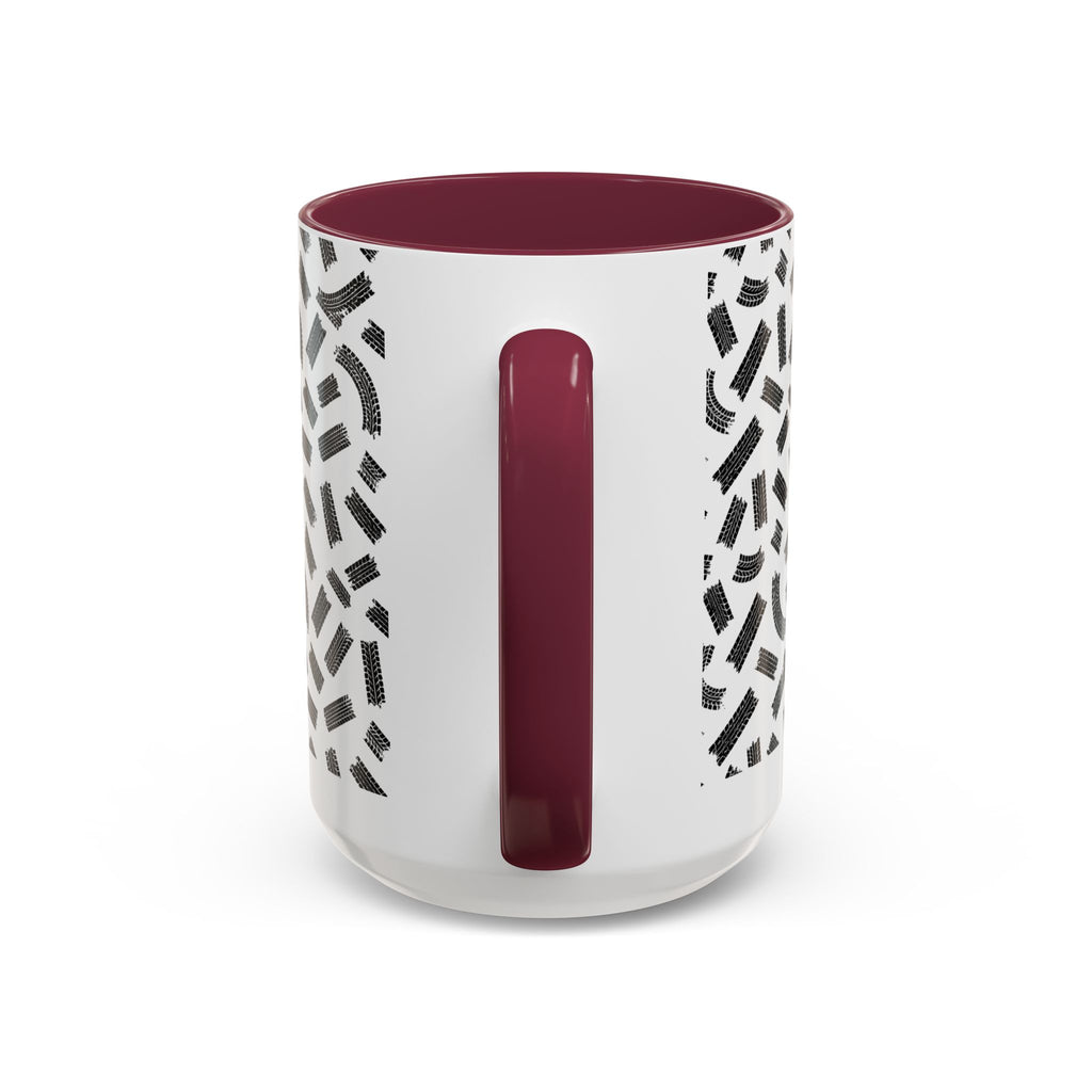 Witch Motorcycle Mug — Red-Haired Biker Witch Ceramic Coffee Cup