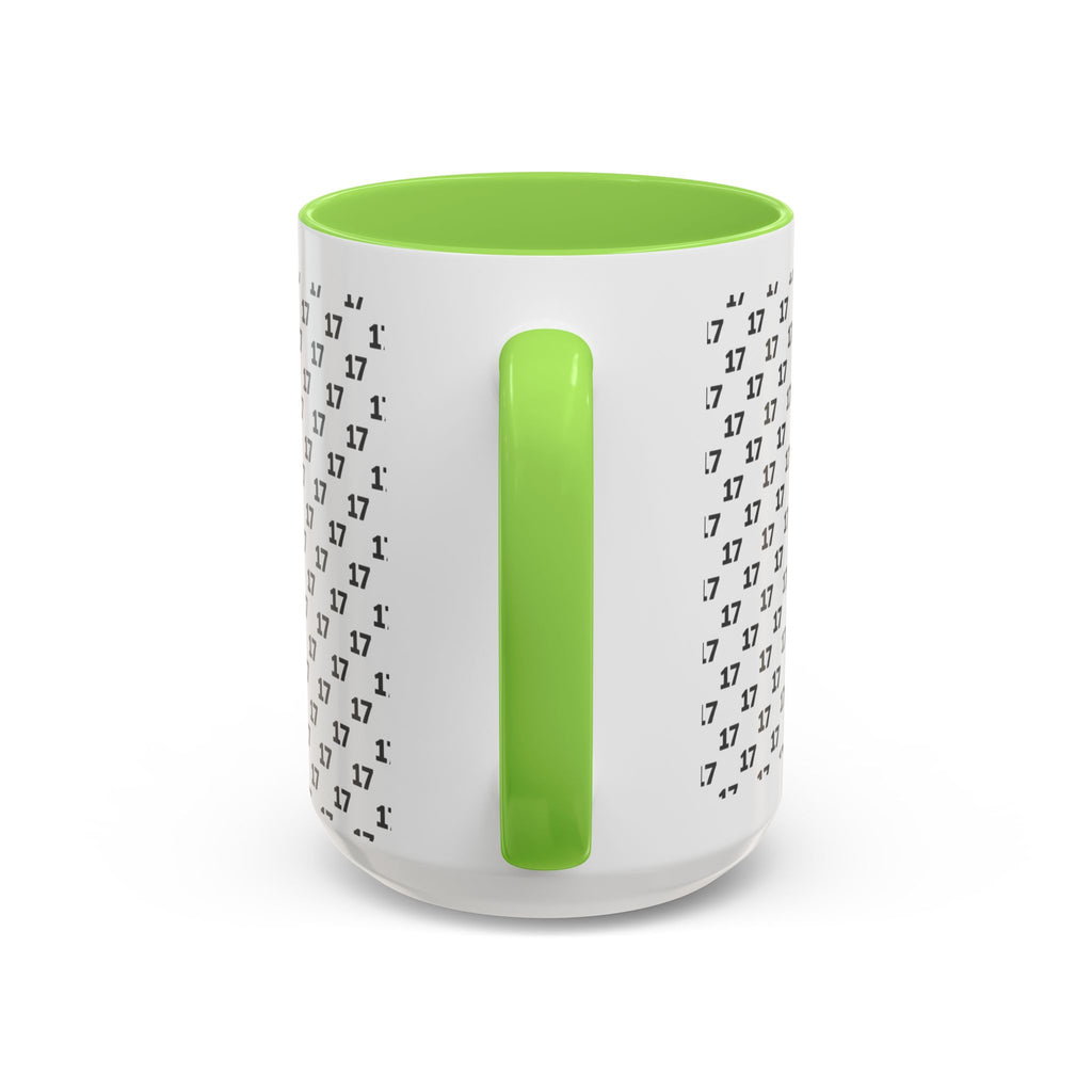 Minimalist Number Pattern Coffee Mug (11oz & 15oz)
