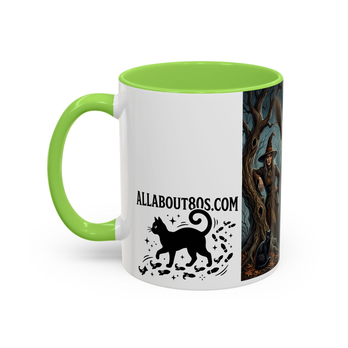 Witches Night Ceramic Mug — Spooky Witch Coven Halloween Coffee Cup (11oz/15oz)