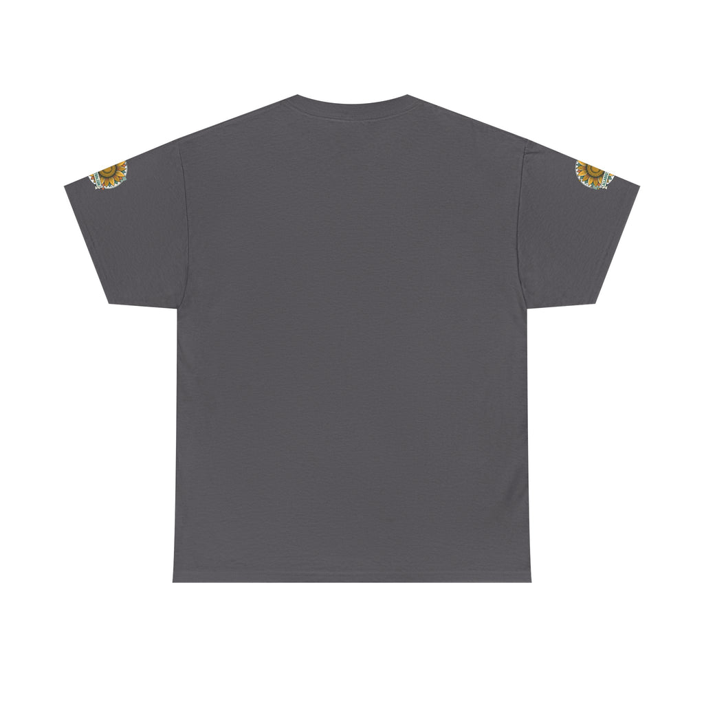 Sunflower Logo T-Shirt — AllAbout80s.com Vintage Floral Tee