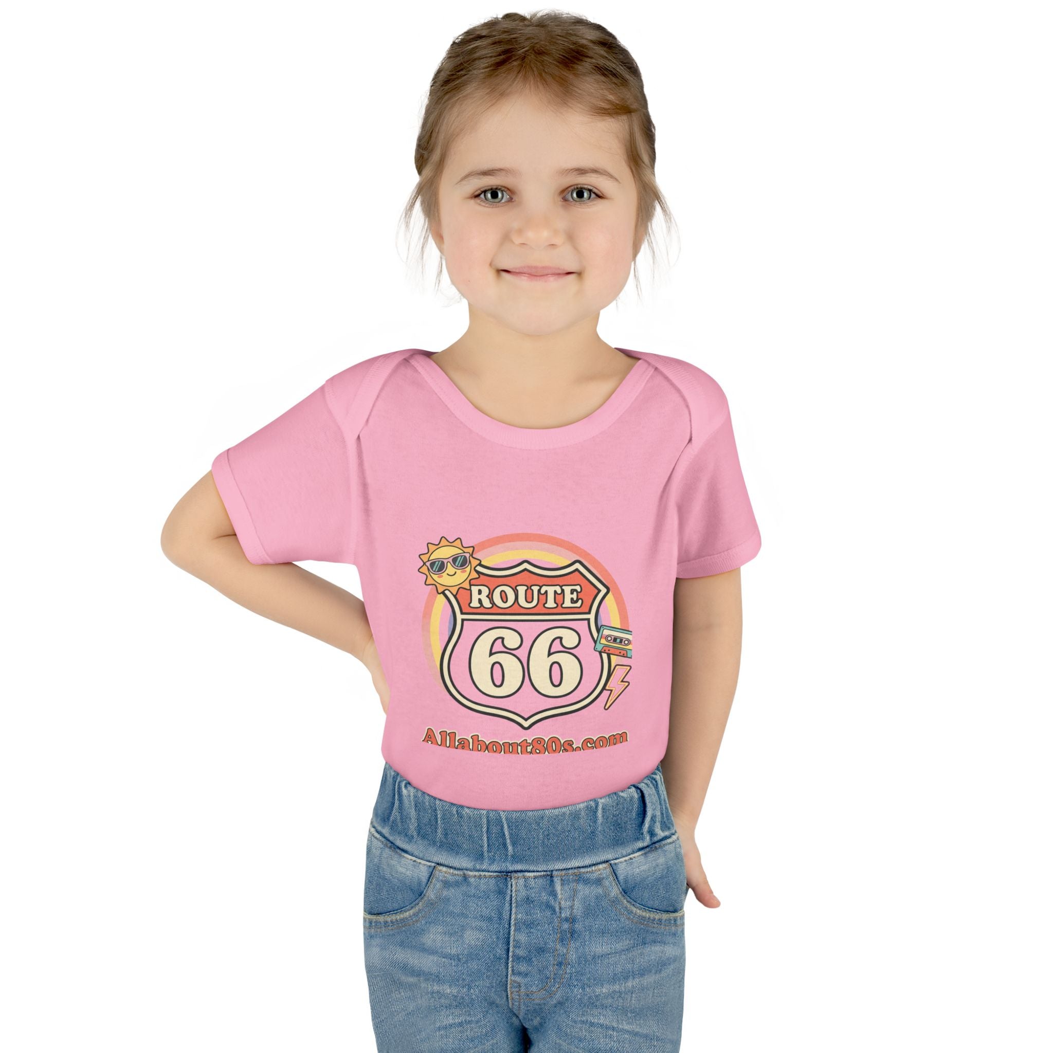Route 66 Baby Bodysuit – Retro Travel Infant Onesie