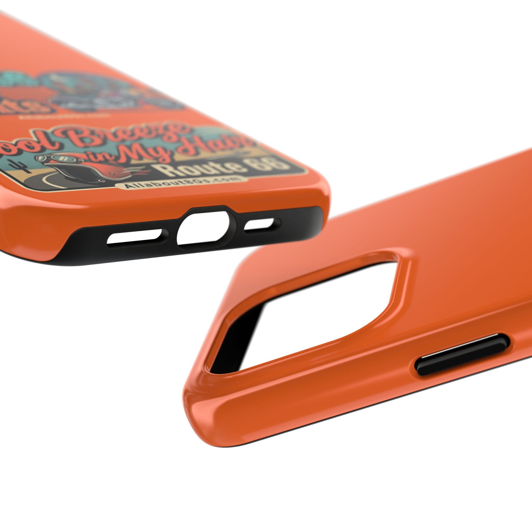 Route 66 'Cool Breeze in My Hair' Tough Phone Case