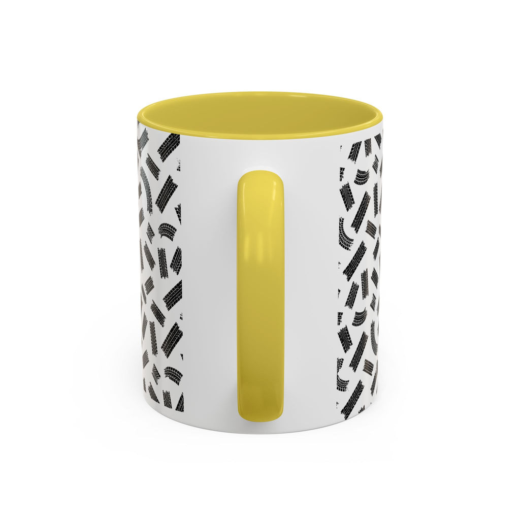 Witch Biker Motorcycle Mug — Retro 80s Neon Witch on Bike Coffee Cup (11oz/15oz)