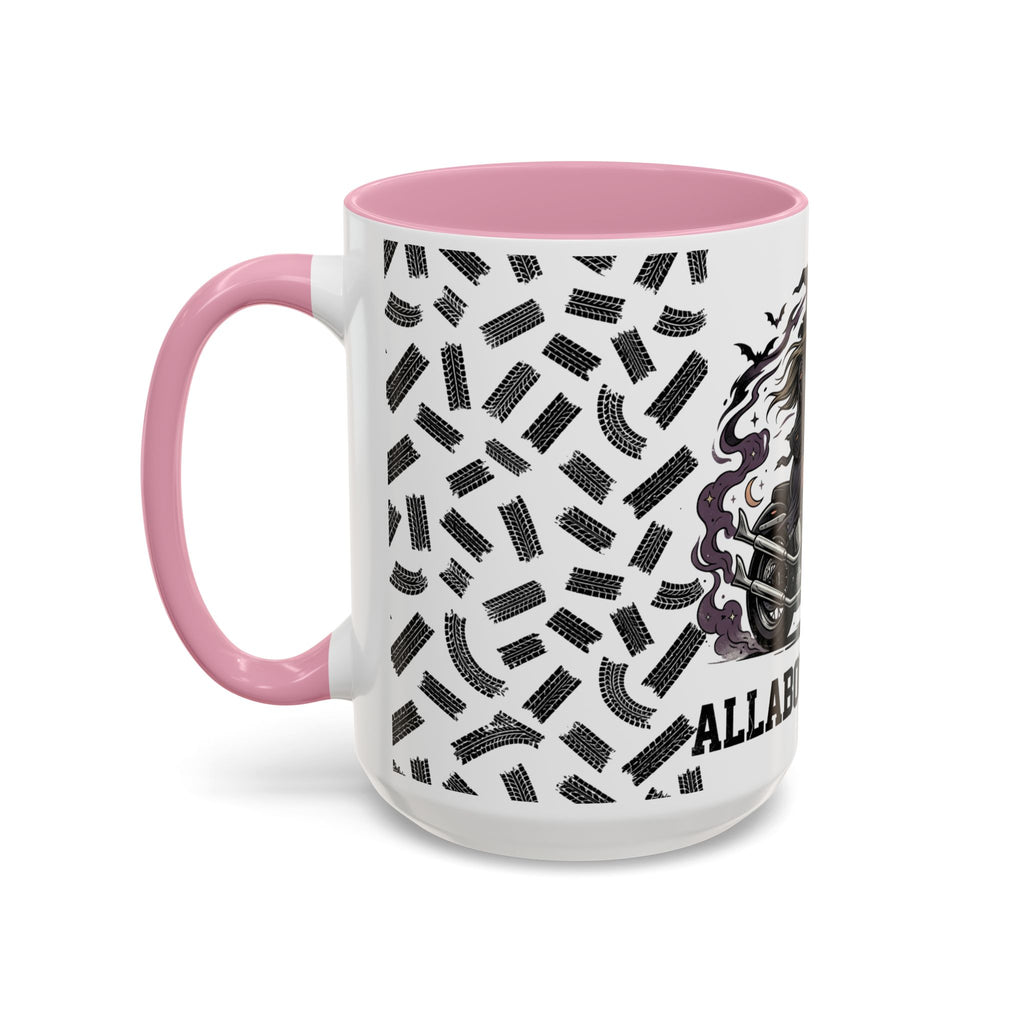 Witch Biker Mug – Motorcycle Witch Coffee Cup (11oz/15oz)