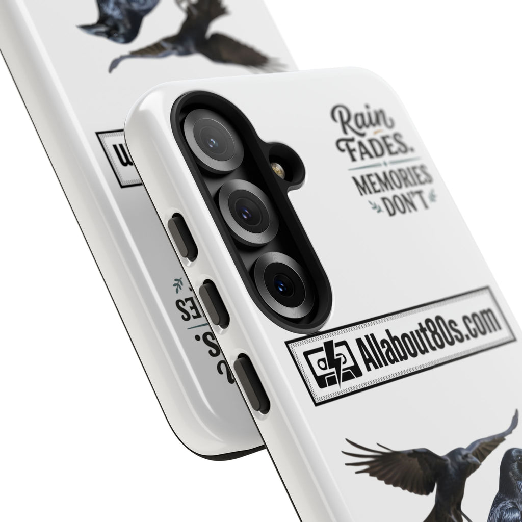 Raven Flight Phone Case — Protective iPhone Case with Black Crow Design