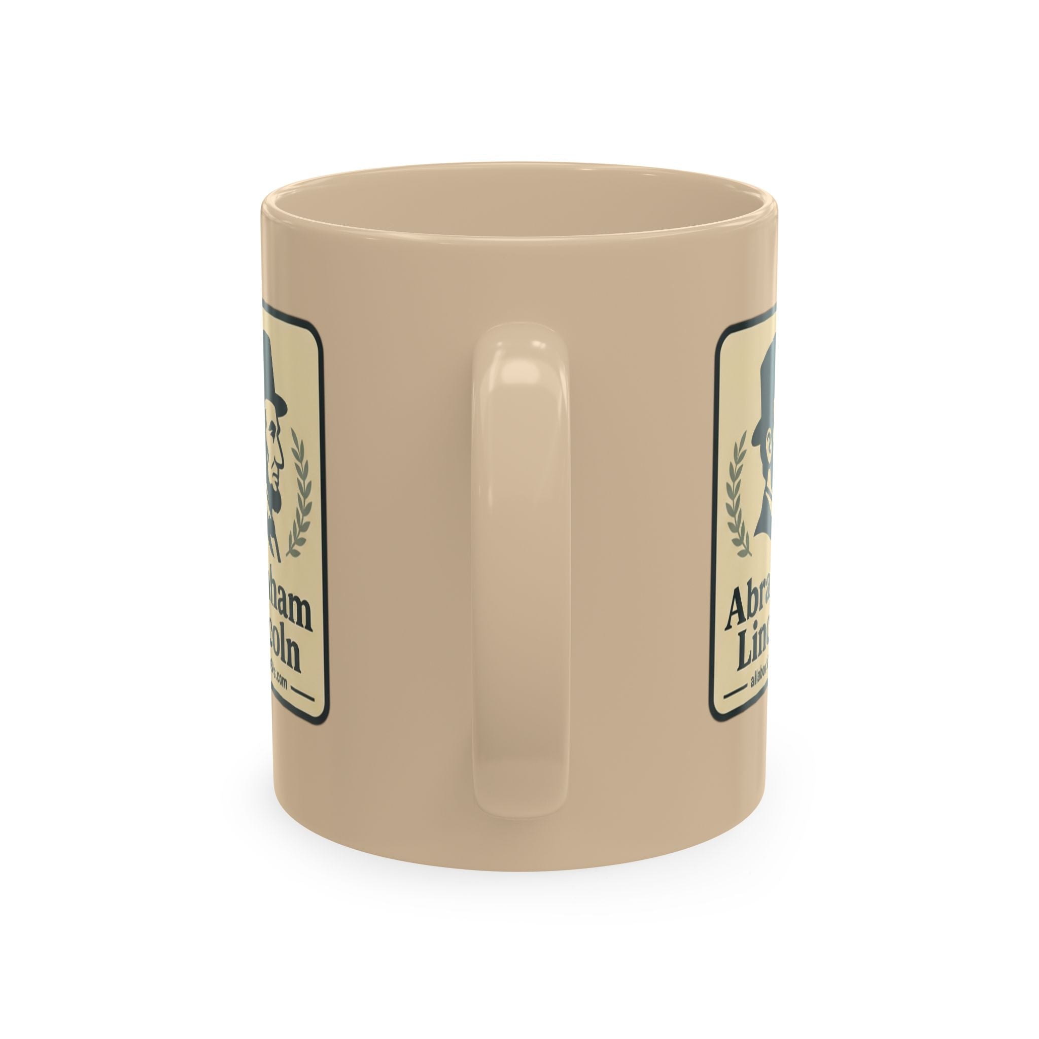 Abraham Lincoln Ceramic Mug – Vintage Portrait Political History Coffee Cup