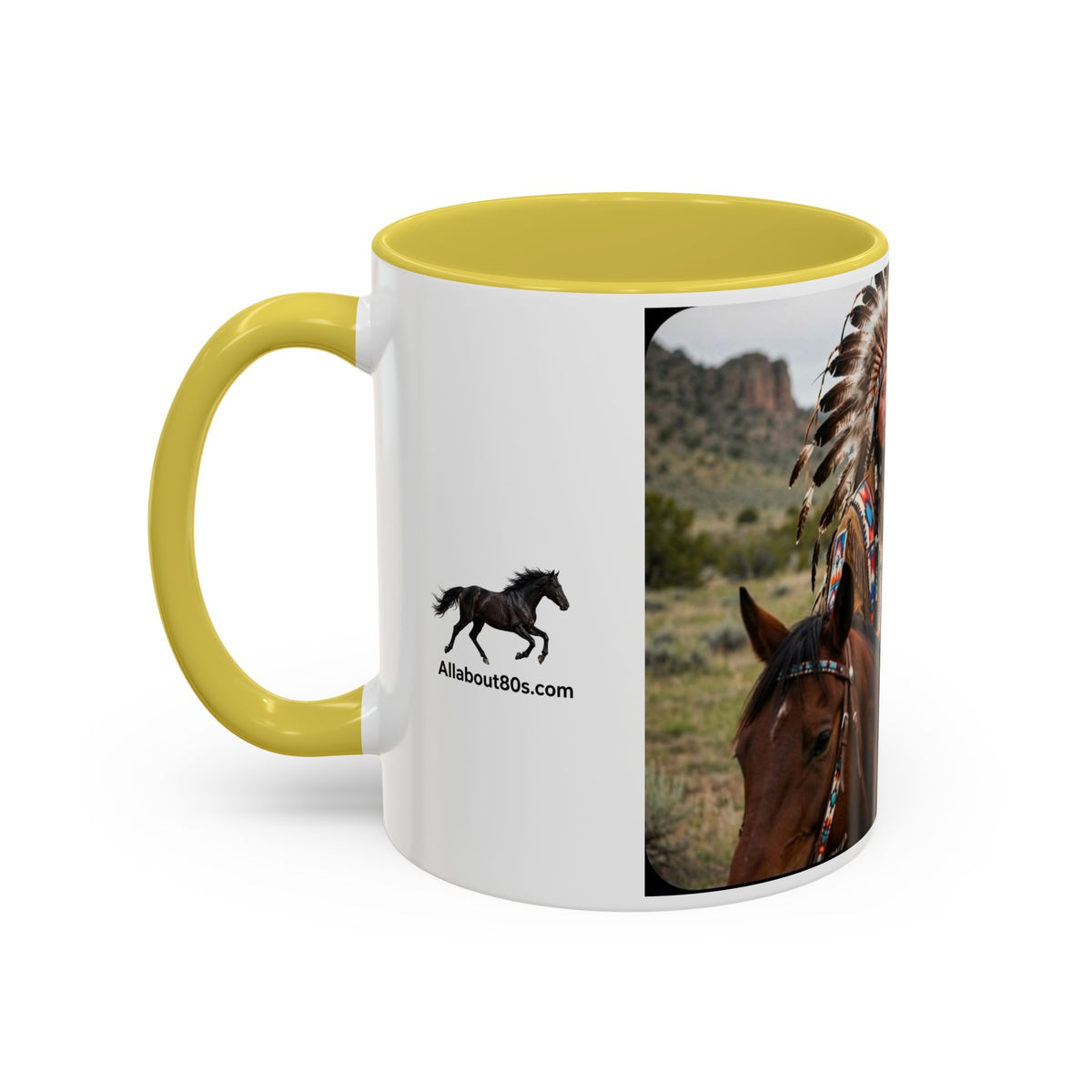 Native American Couple Photo Coffee Mug (11oz/15oz)