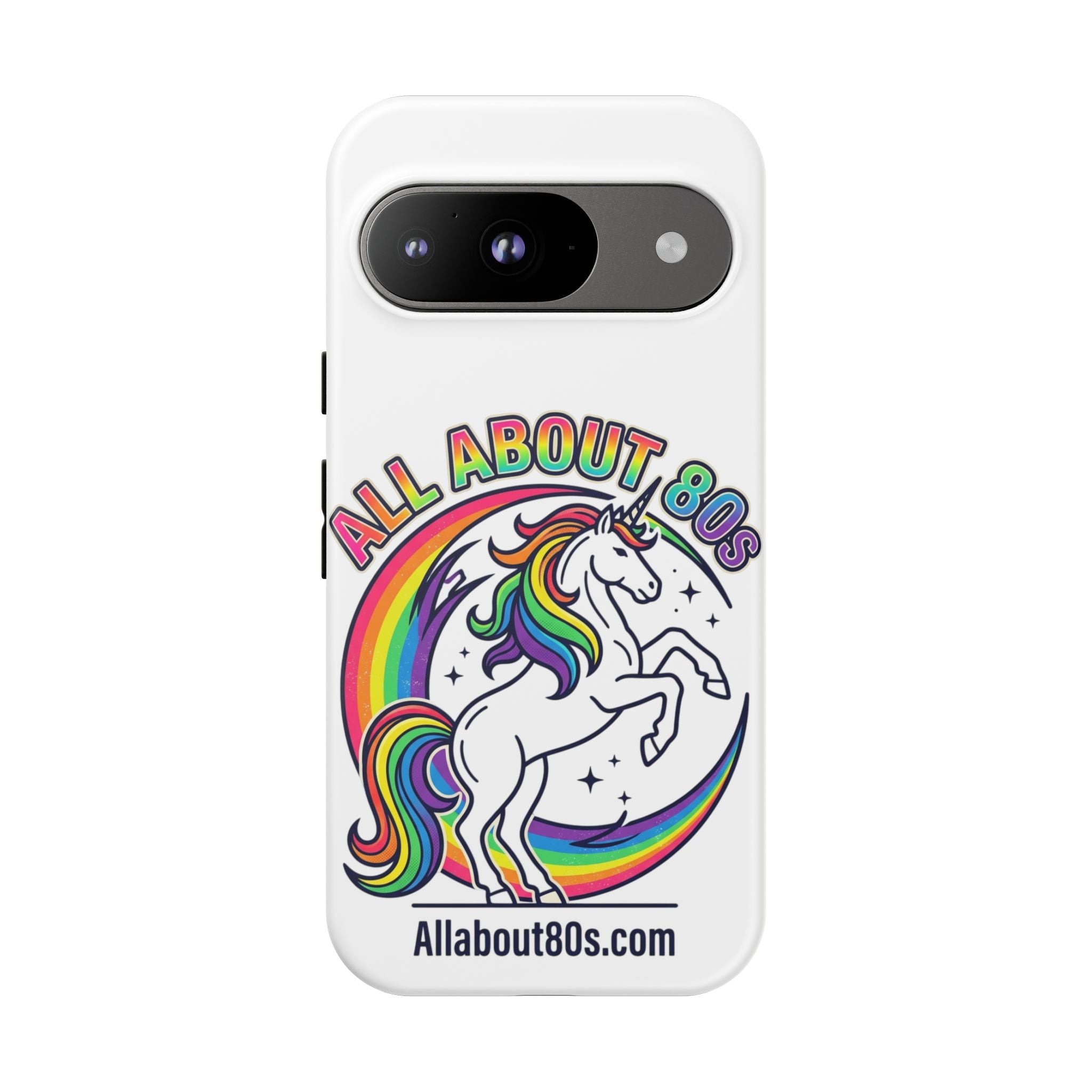 All About 80s Rainbow Unicorn Phone Case