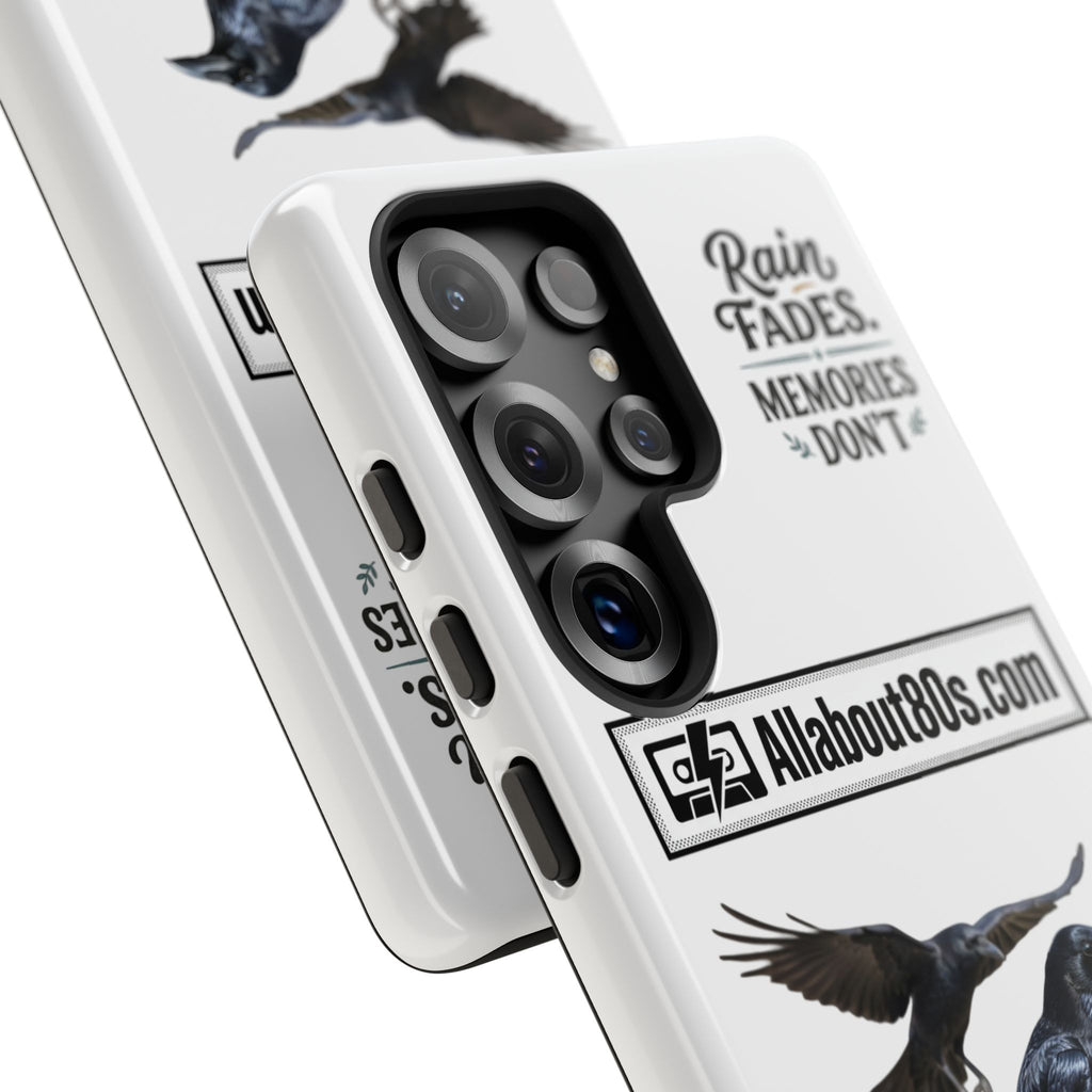 Raven Flight Phone Case — Protective iPhone Case with Black Crow Design