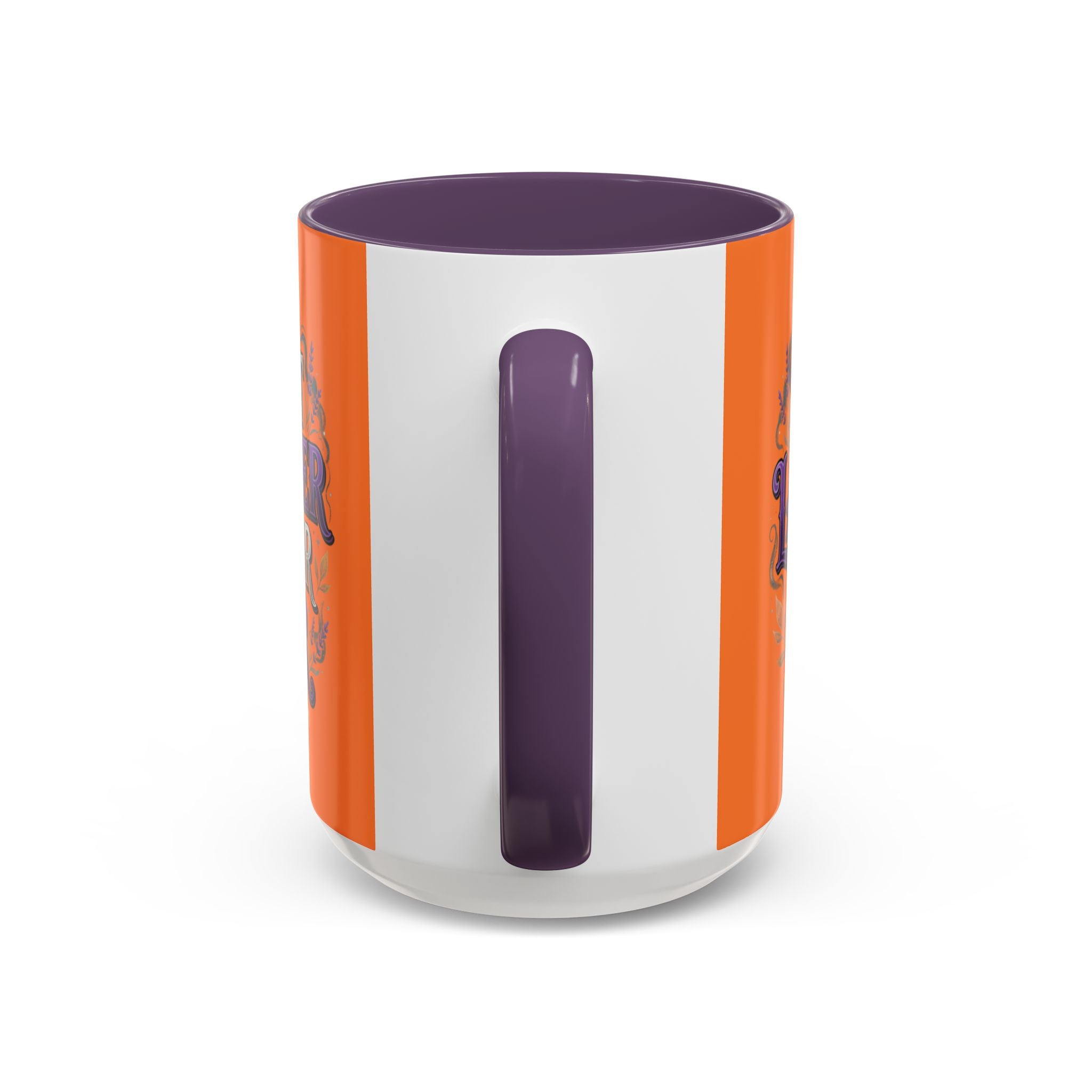 Plant Lavender By Your Door Orange Accent Coffee Mug – 11/15oz