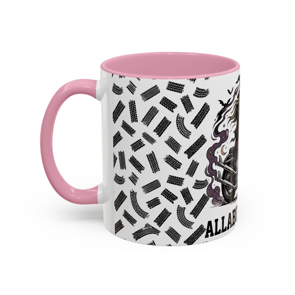 Witch Biker Mug – Motorcycle Witch Coffee Cup (11oz/15oz)
