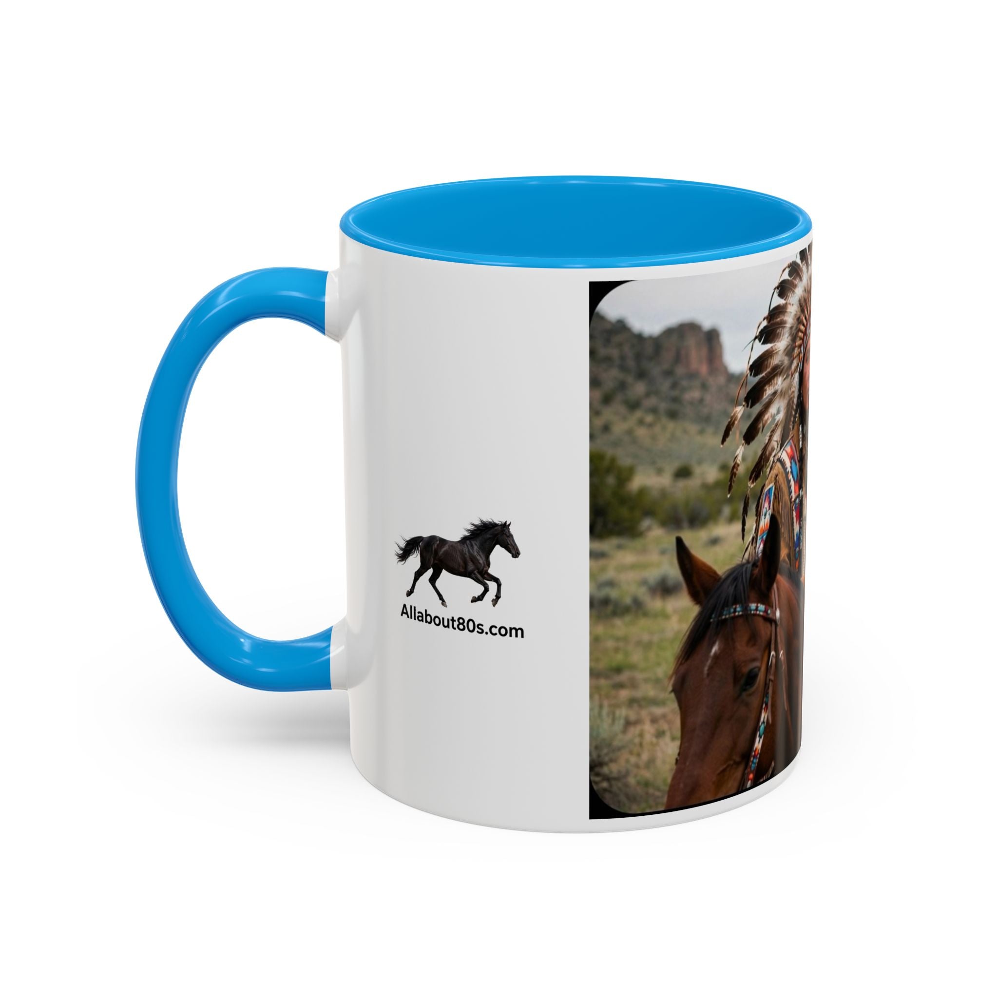 Native American Couple Photo Coffee Mug (11oz/15oz)