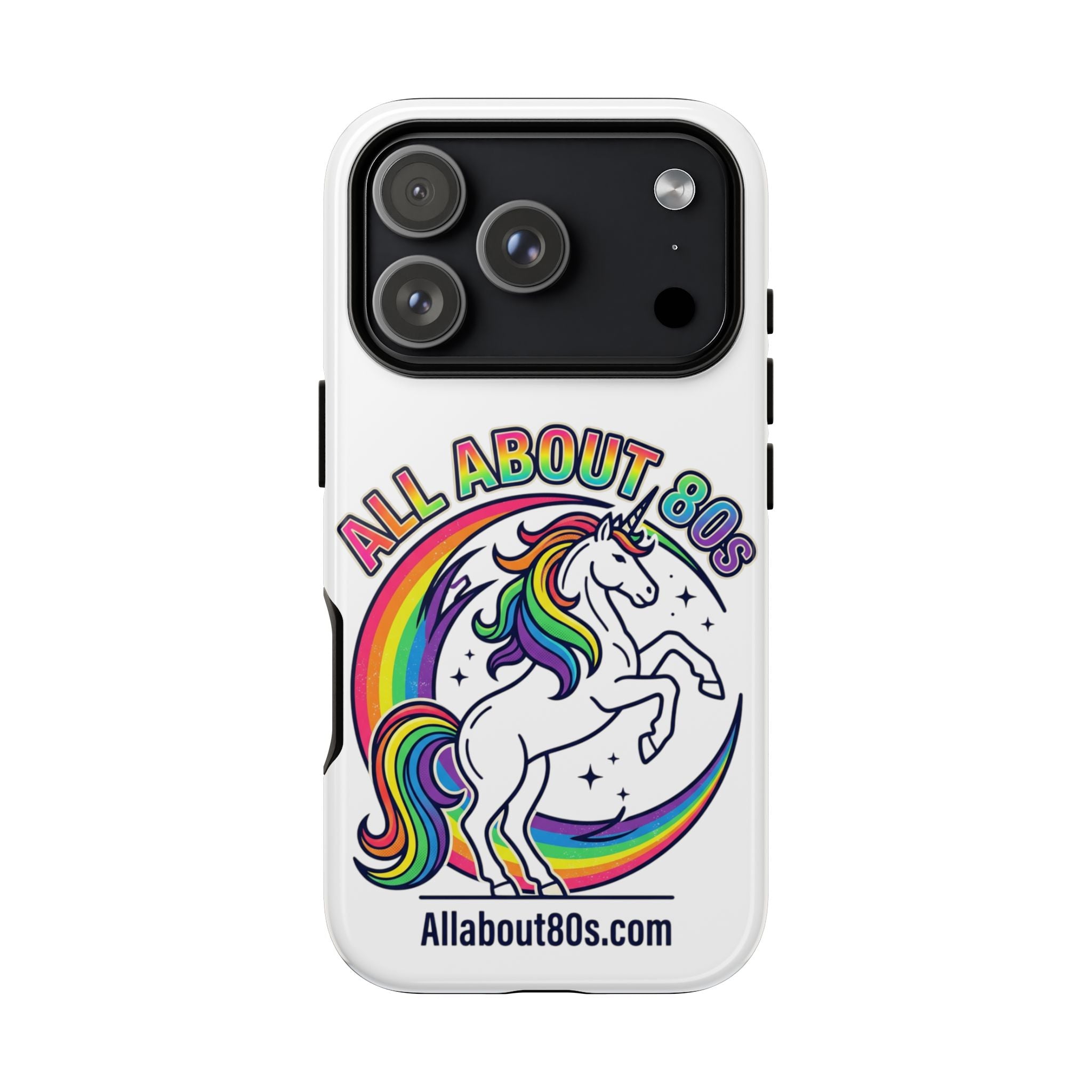 All About 80s Rainbow Unicorn Phone Case
