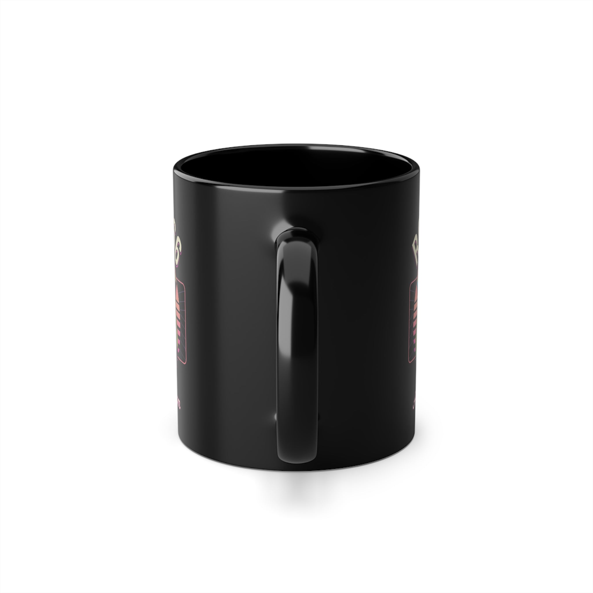 Route 66 Black Coffee Mug — Vintage Road Trip 11oz Ceramic Coffee Cup