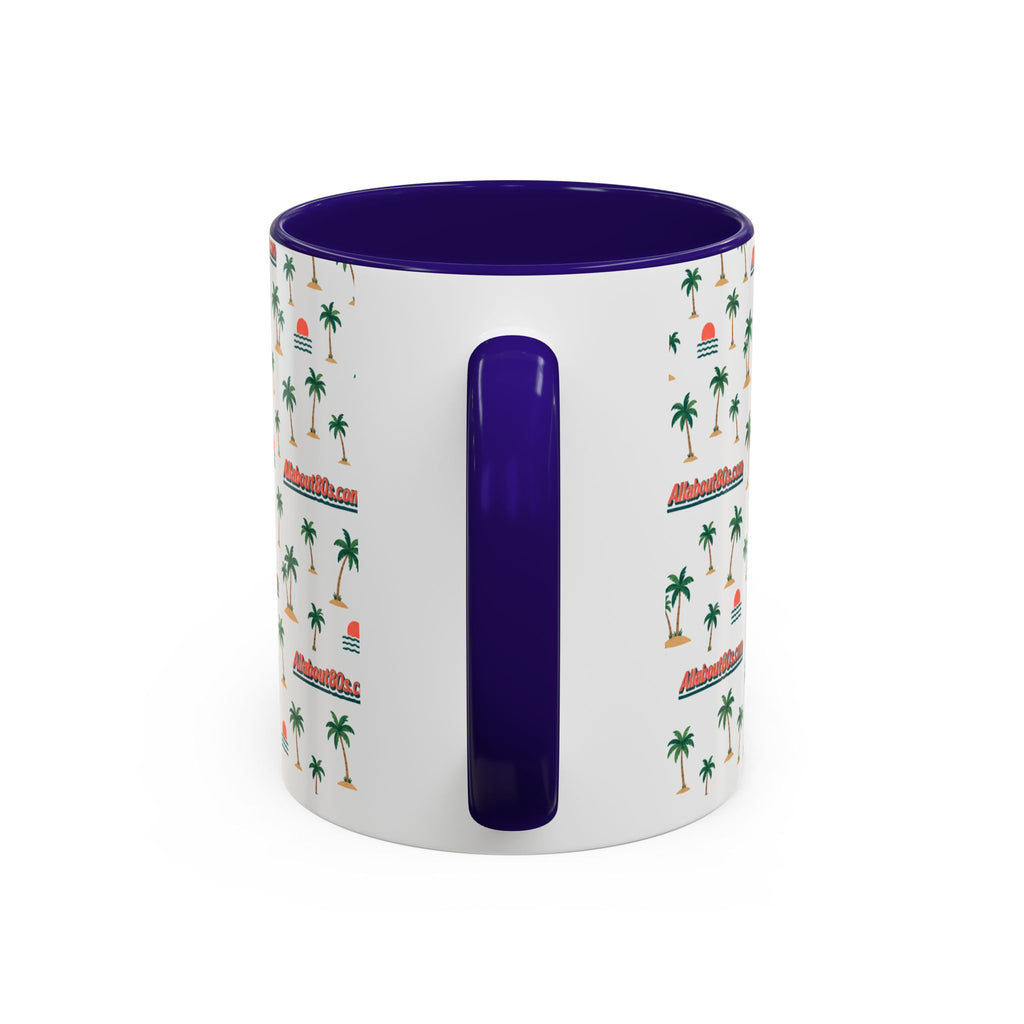 Live Your Dreams Tropical Sunset Mug