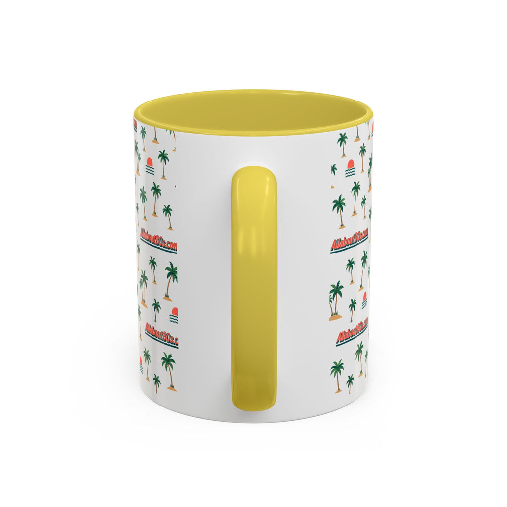 Live Your Dreams Tropical Sunset Mug