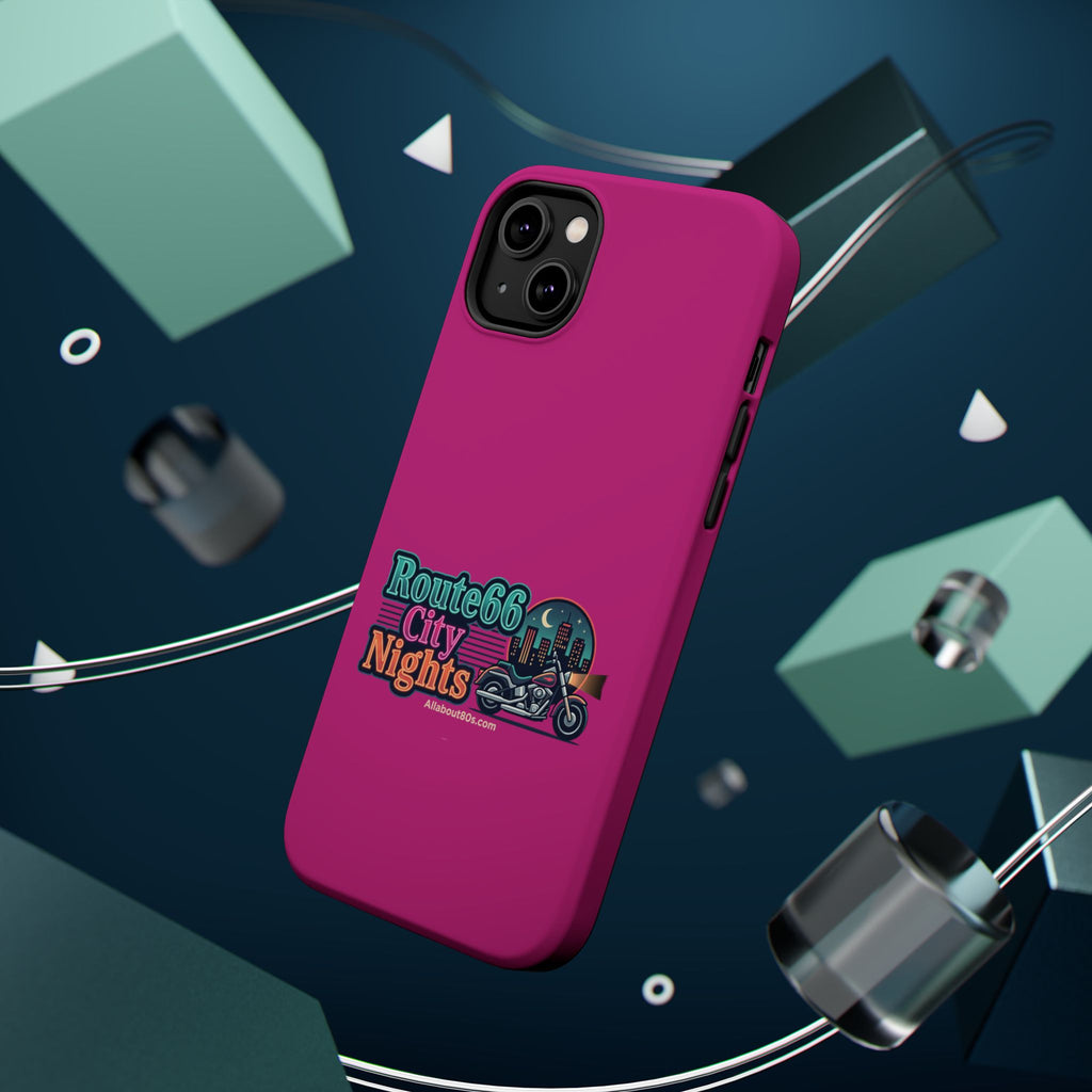 Phone Case — 'Route 66 City Nights' Magnetic Impact-Resistant Case