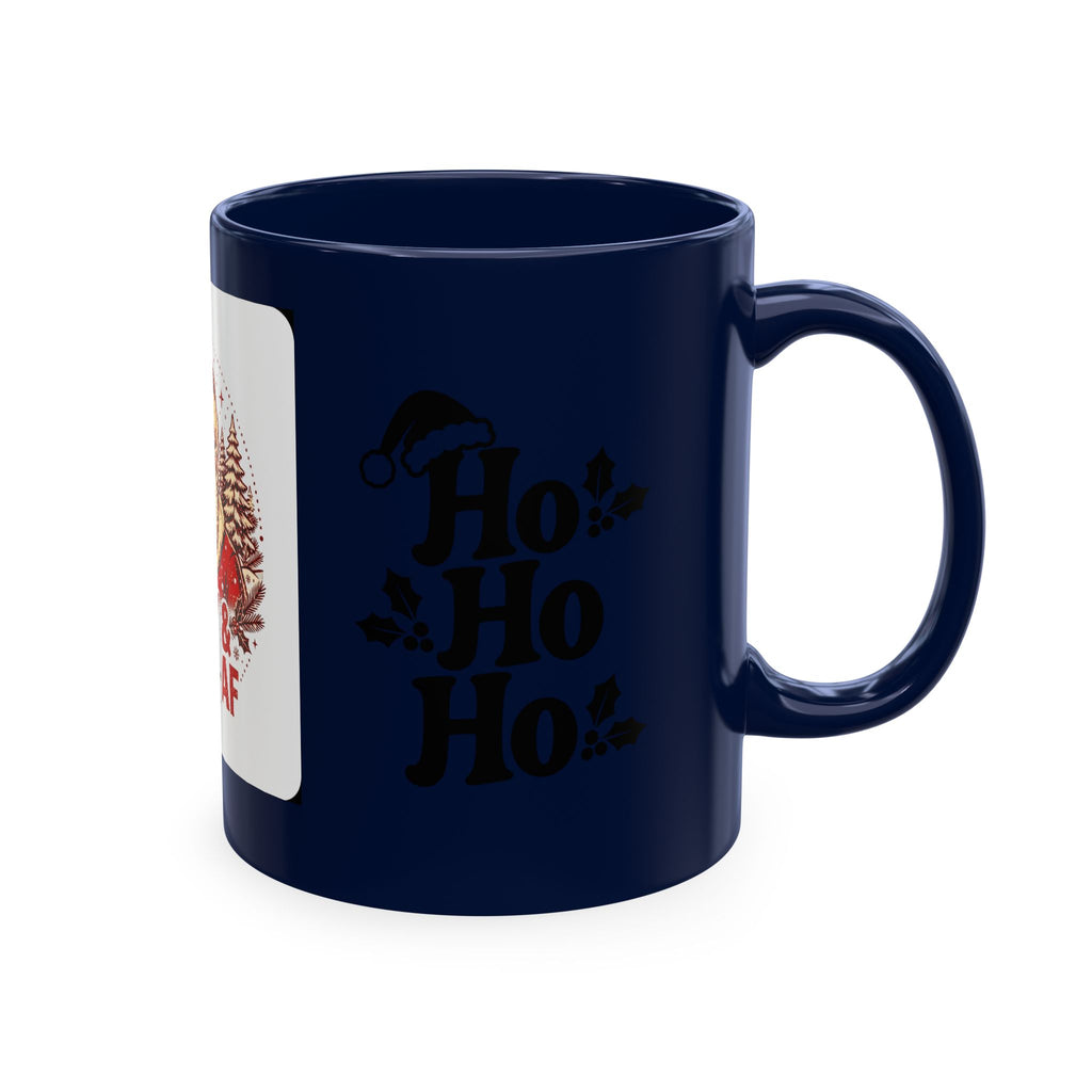 Merry & Bright AF Christmas Santa Ceramic Mug