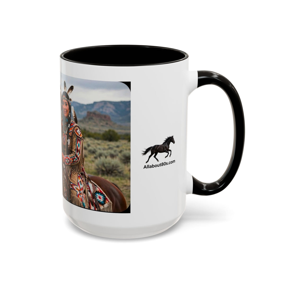 Native American Couple Photo Coffee Mug (11oz/15oz)