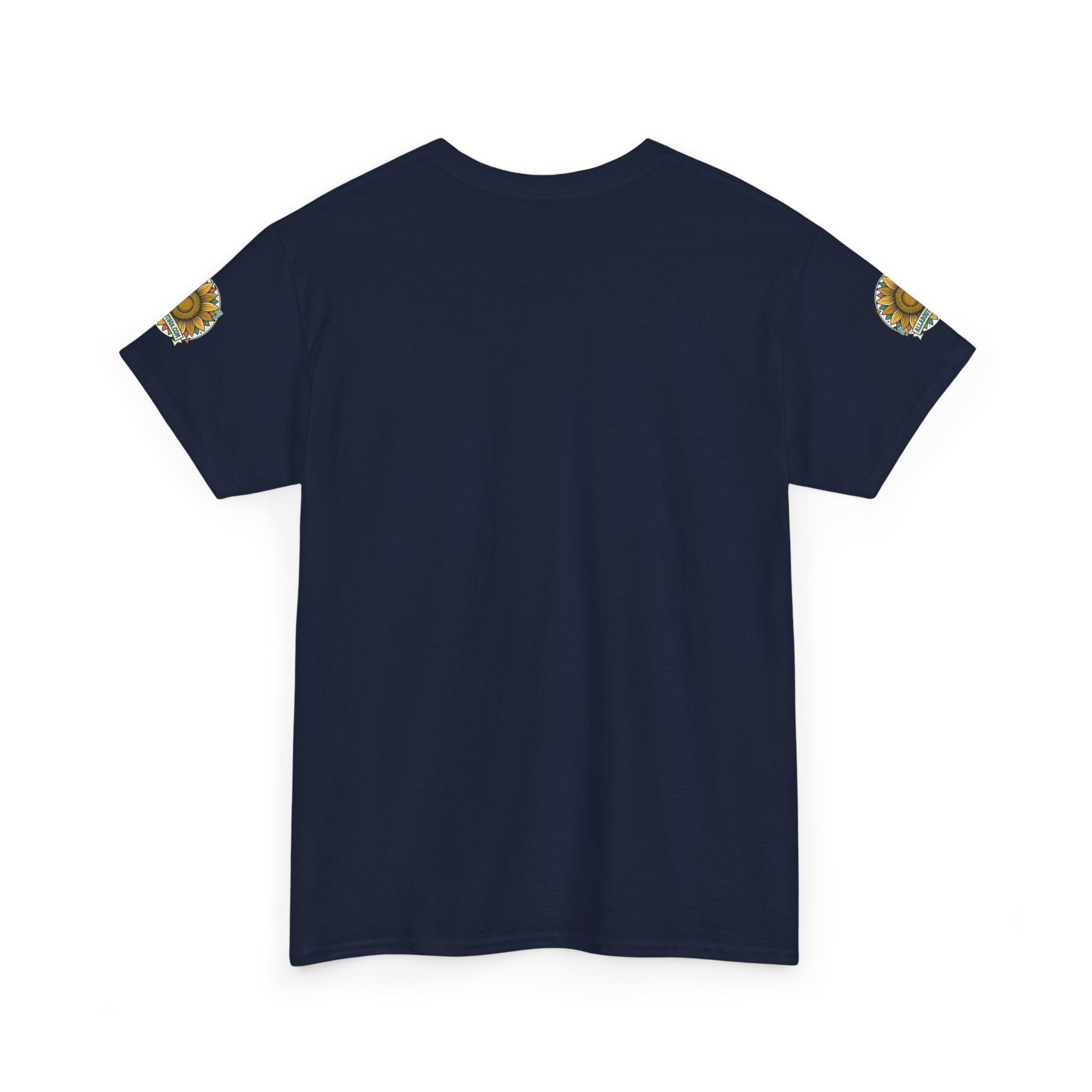 Sunflower Logo T-Shirt — AllAbout80s.com Vintage Floral Tee