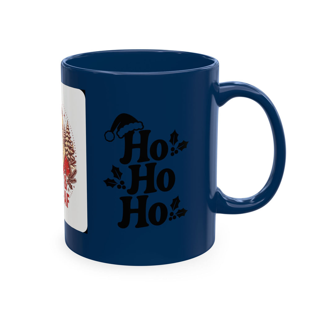 Merry & Bright AF Christmas Santa Ceramic Mug
