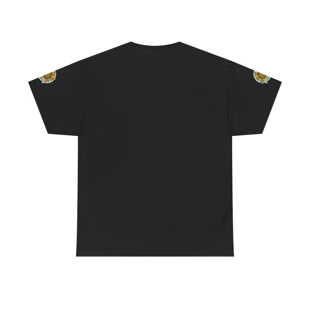 Sunflower Logo T-Shirt — AllAbout80s.com Vintage Floral Tee