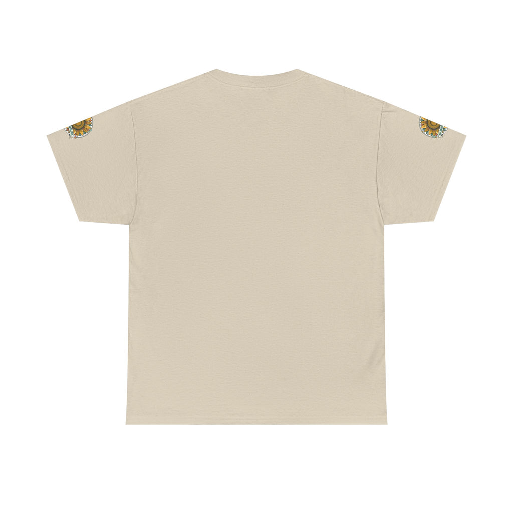 Sunflower Logo T-Shirt — AllAbout80s.com Vintage Floral Tee