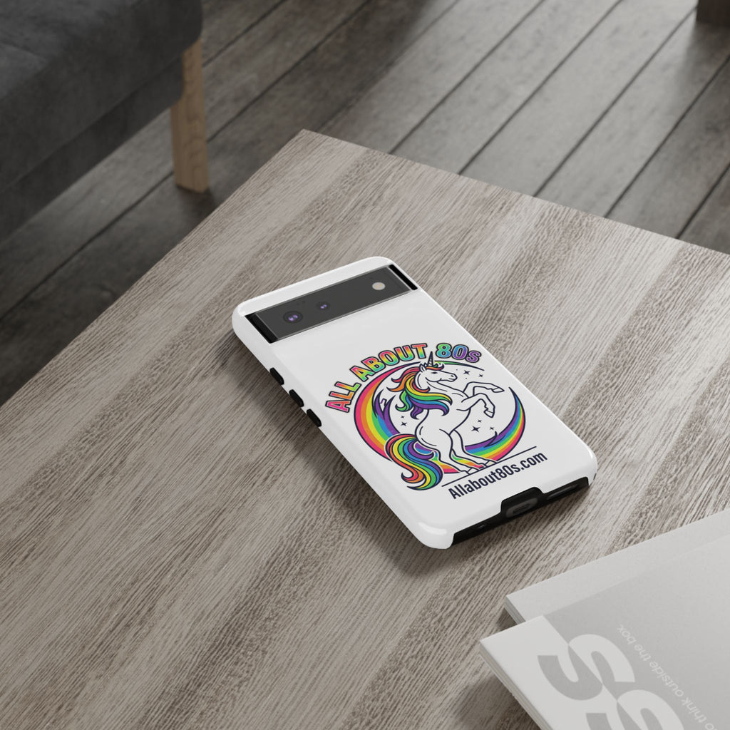 All About 80s Rainbow Unicorn Phone Case