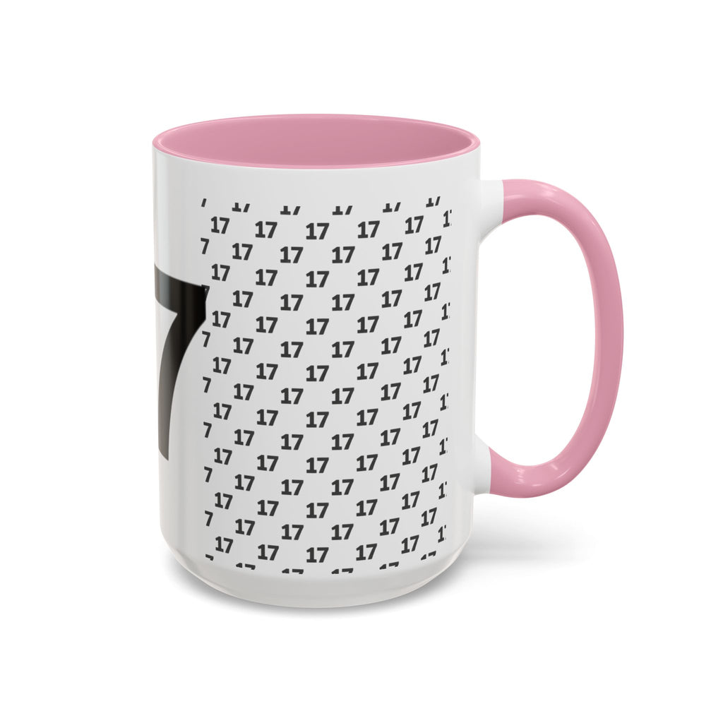 Minimalist Number Pattern Coffee Mug (11oz & 15oz)