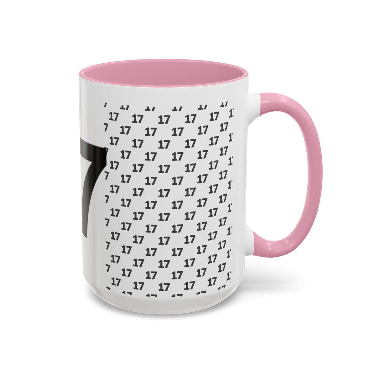 Minimalist Number Pattern Coffee Mug (11oz & 15oz)