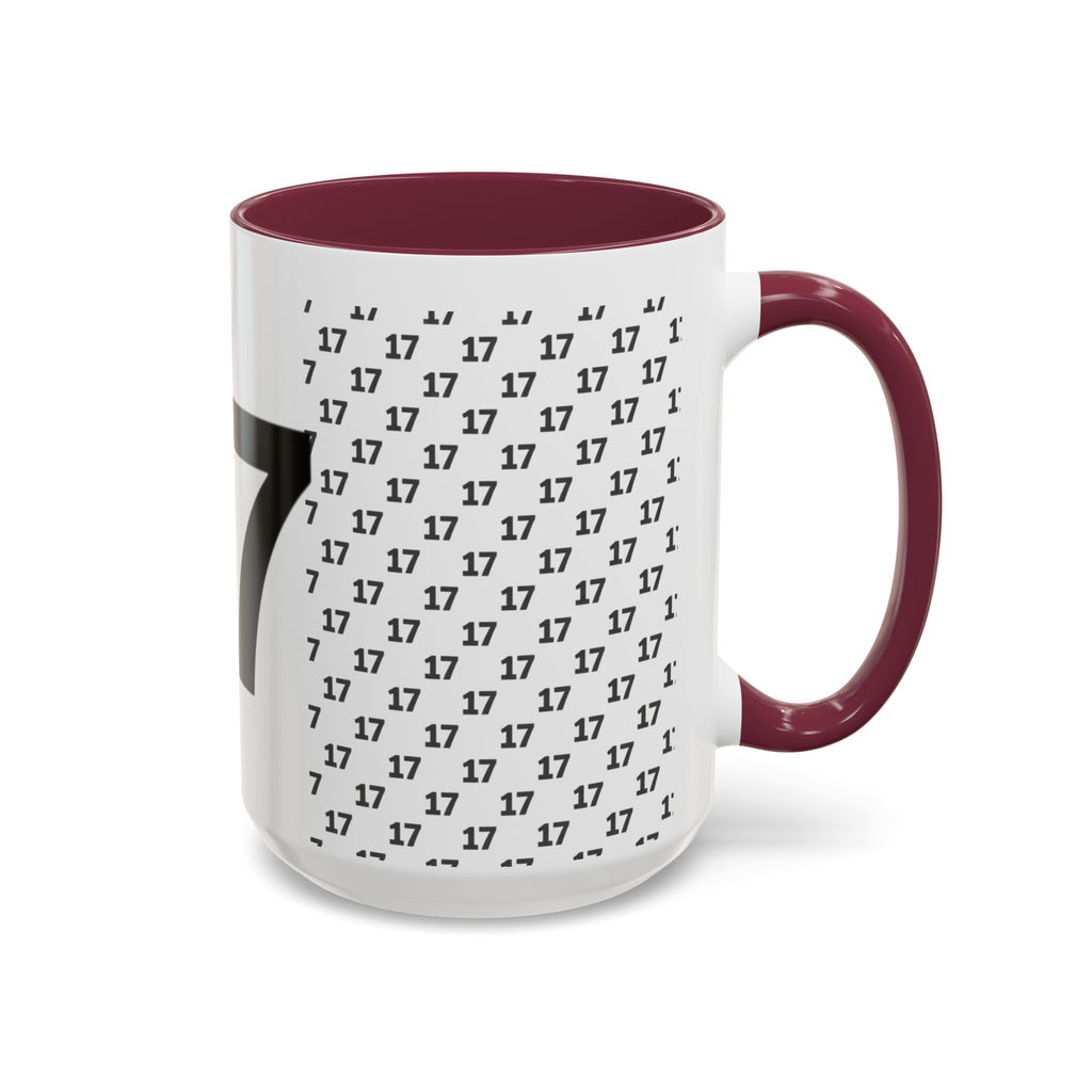 Minimalist Number Pattern Coffee Mug (11oz & 15oz)