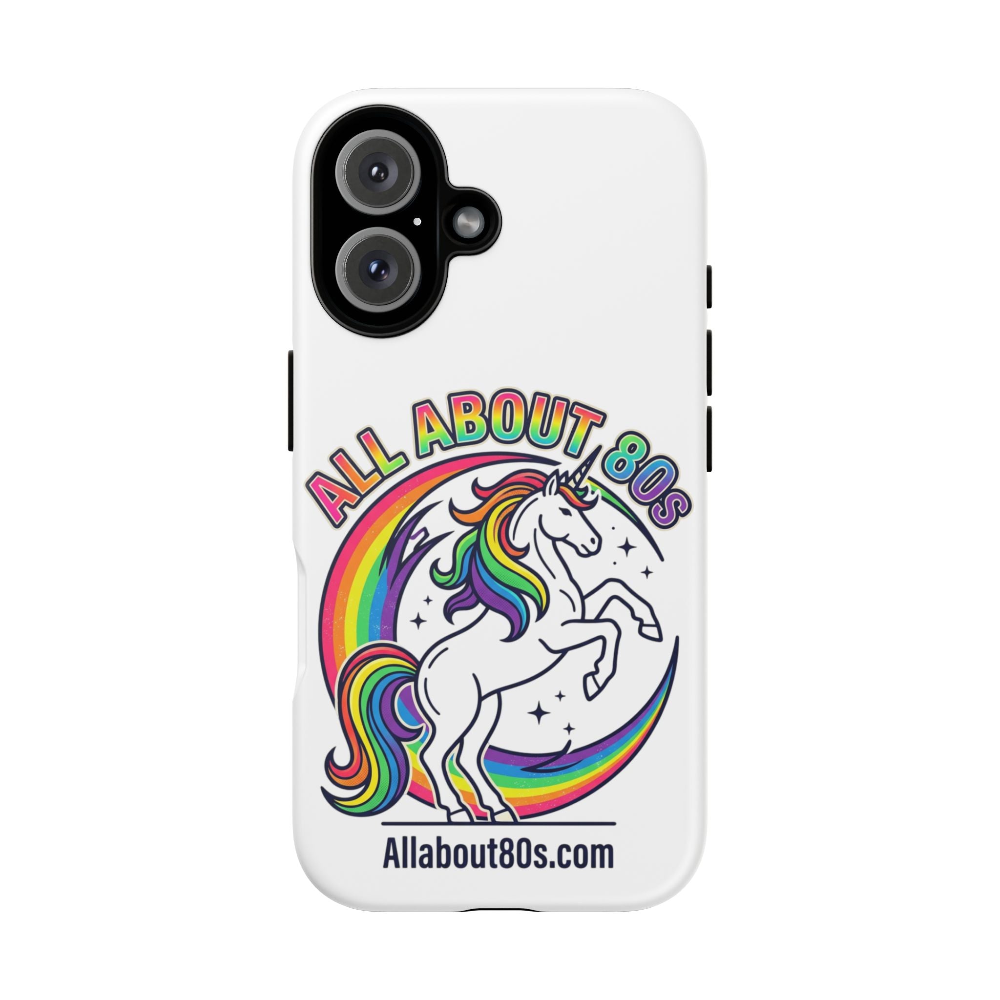All About 80s Rainbow Unicorn Phone Case