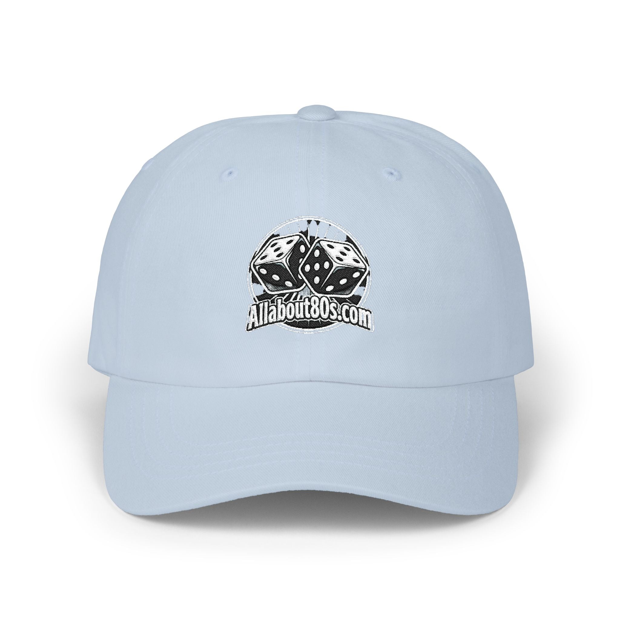 Dad Cap with Vintage Dice Skull Embroidery - Retro Gamer Trucker Hat