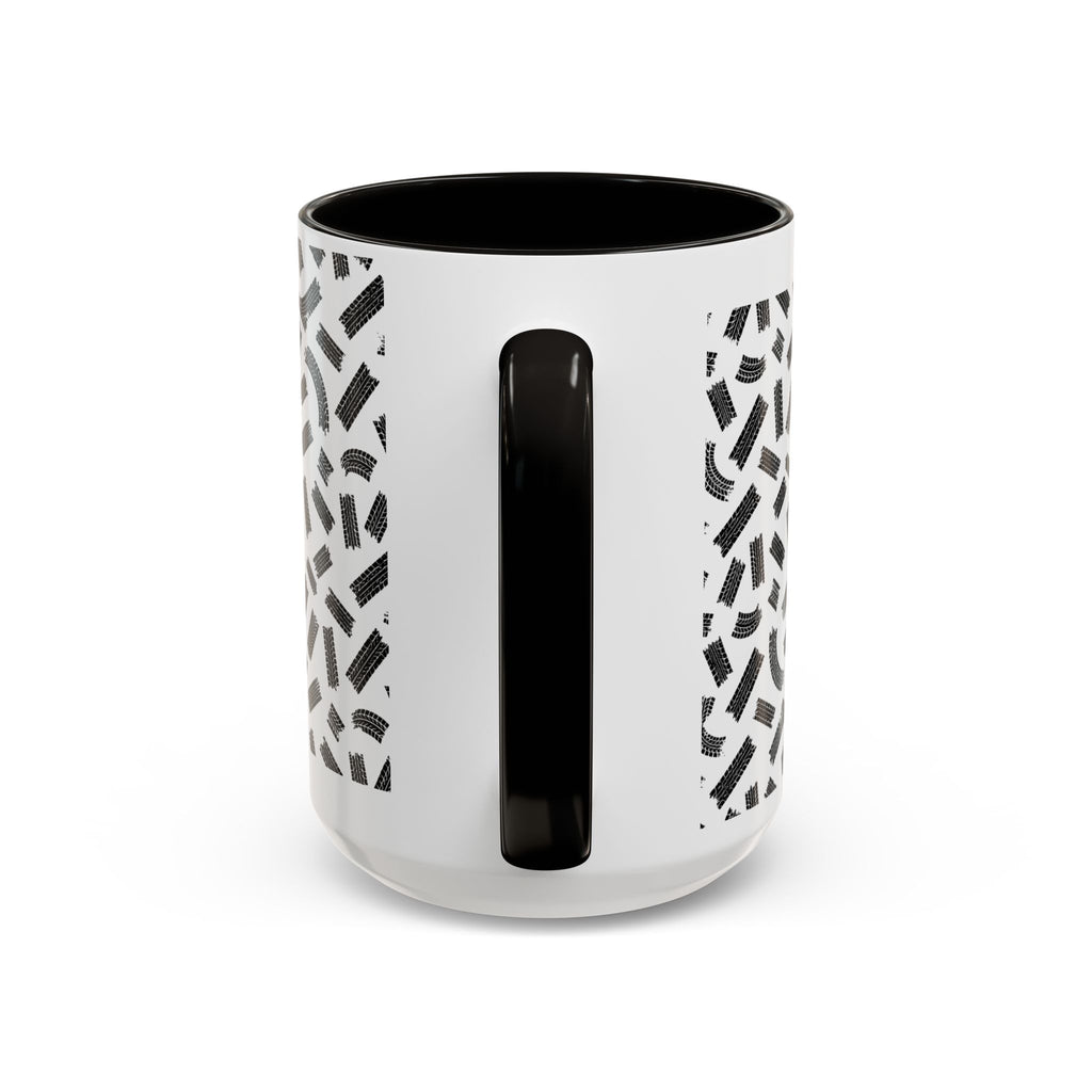 Witch Biker Motorcycle Mug — Retro 80s Neon Witch on Bike Coffee Cup (11oz/15oz)