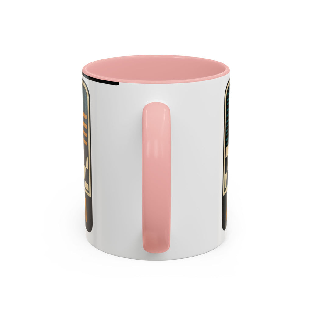 Route 66 Retro Checkerboard Coffee Mug — Vintage Road Trip 11/15oz Accent Mug