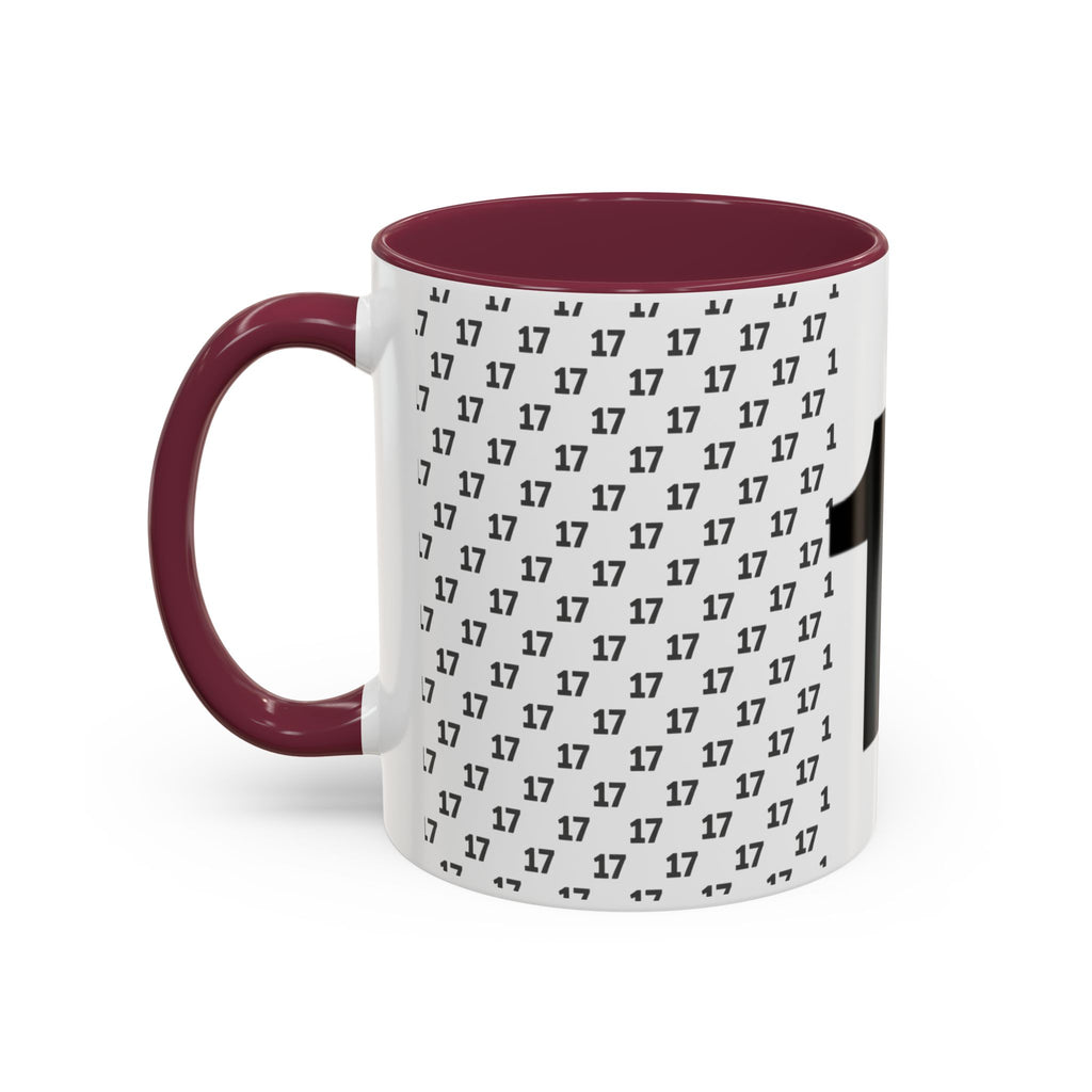 Minimalist Number Pattern Coffee Mug (11oz & 15oz)