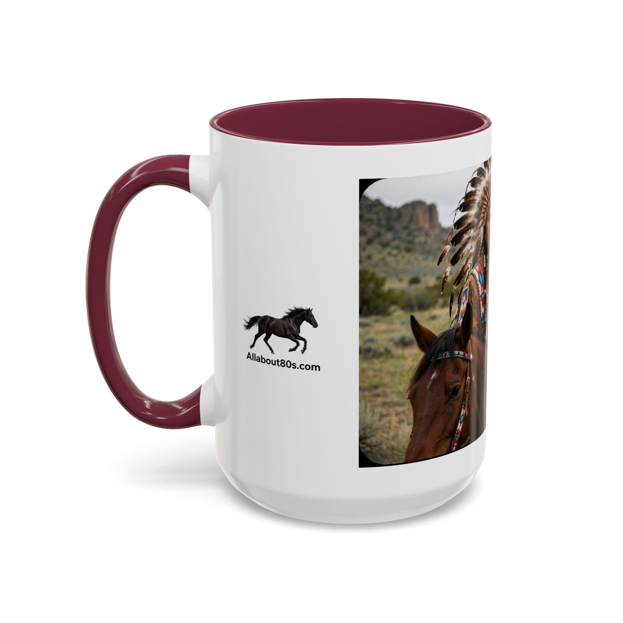 Native American Couple Photo Coffee Mug (11oz/15oz)