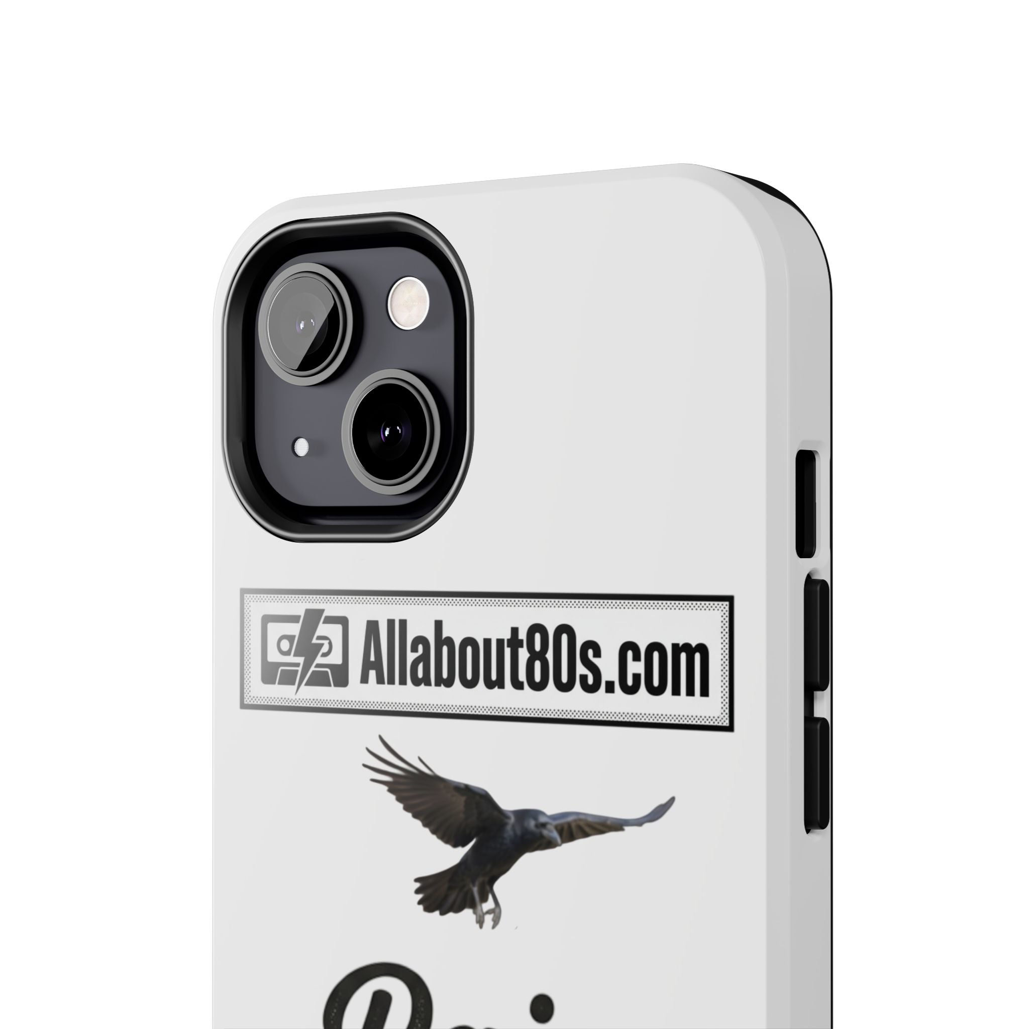 Tough Phone Case — "Rain Fades. Memories Don't" Raven Phone Cover, Protective iPhone Case
