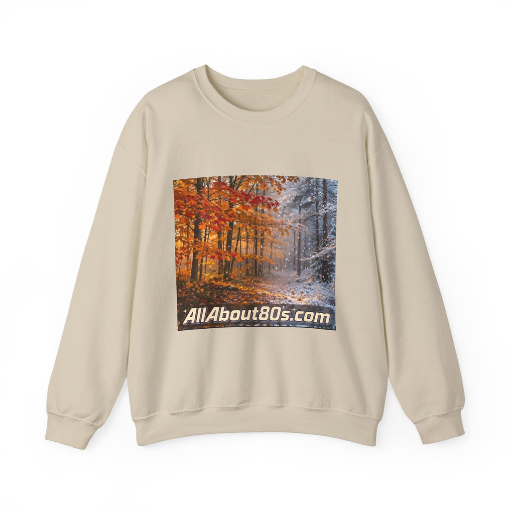 AllAbout80s Autumn Forest Crewneck Sweatshirt