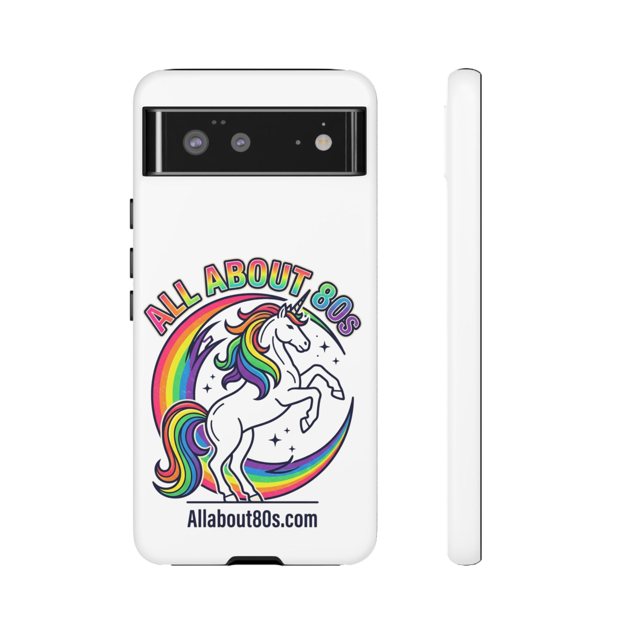 All About 80s Rainbow Unicorn Phone Case