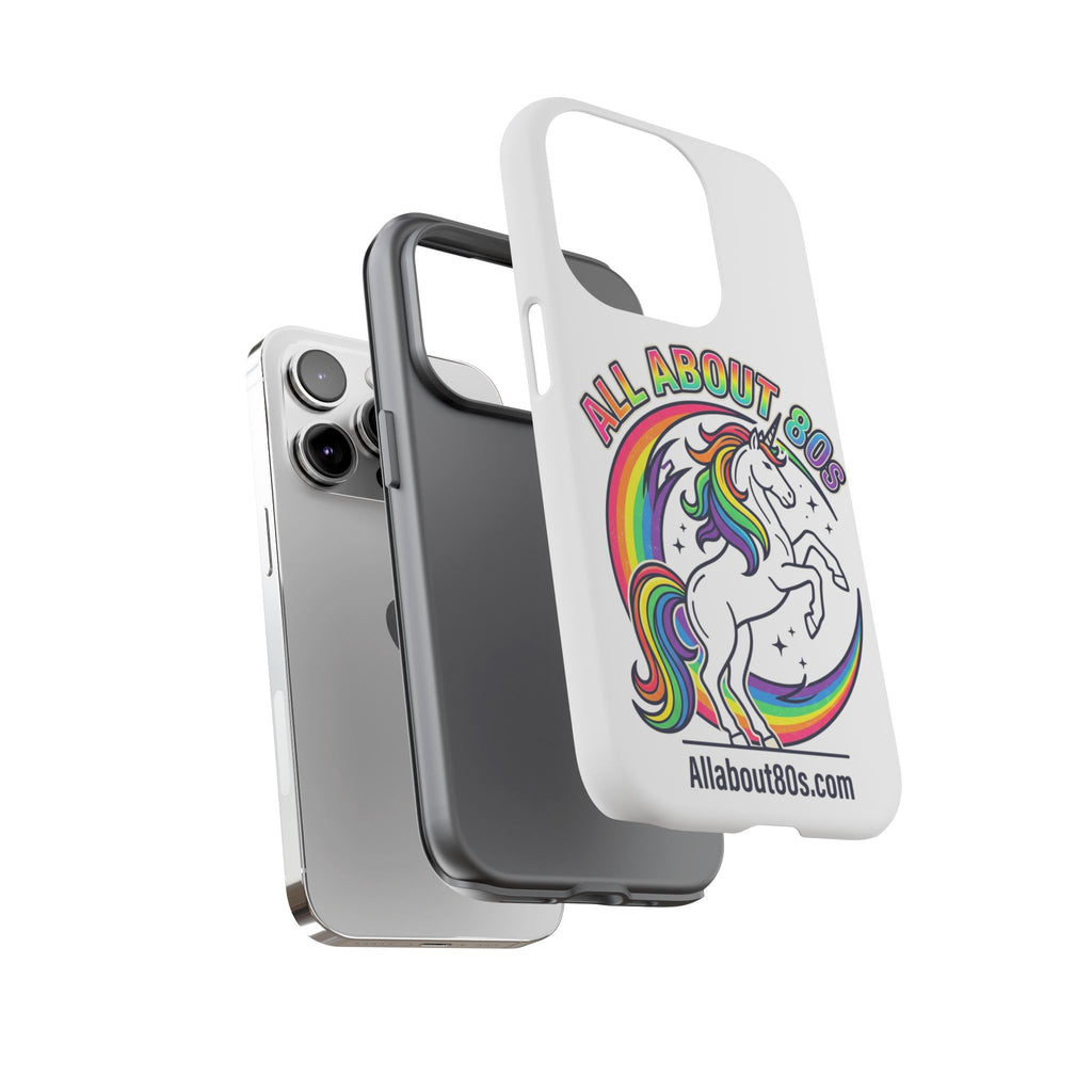 All About 80s Rainbow Unicorn Phone Case