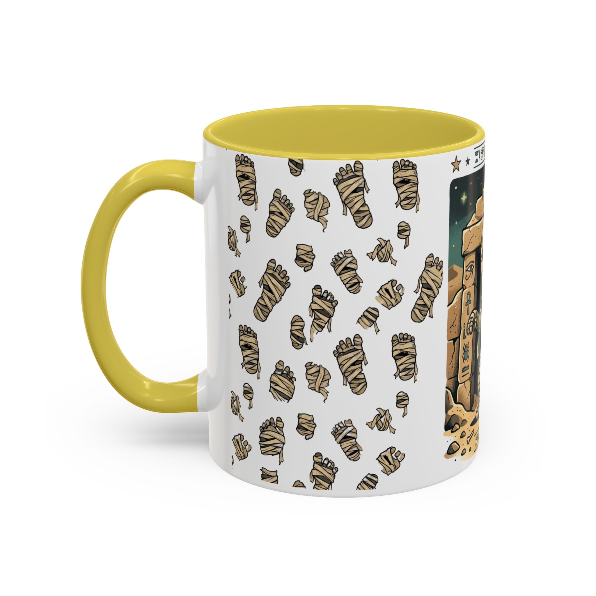 Mummy Mug – Cute Cartoon Egyptian Mummy Coffee Cup (11oz & 15oz)