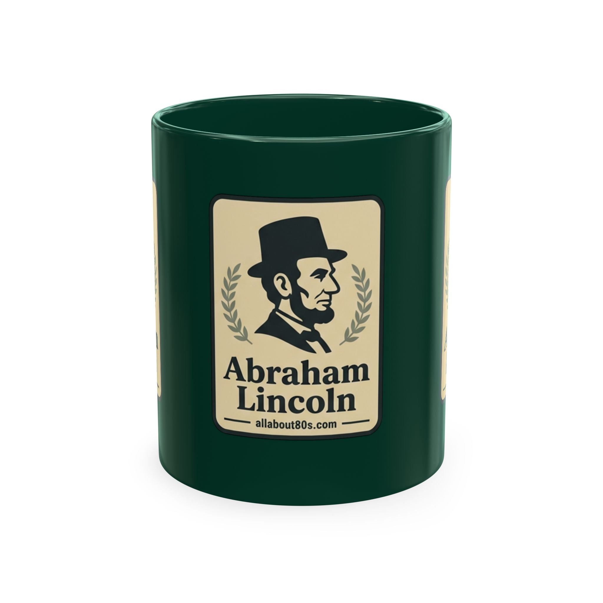 Abraham Lincoln Ceramic Mug – Vintage Portrait Political History Coffee Cup
