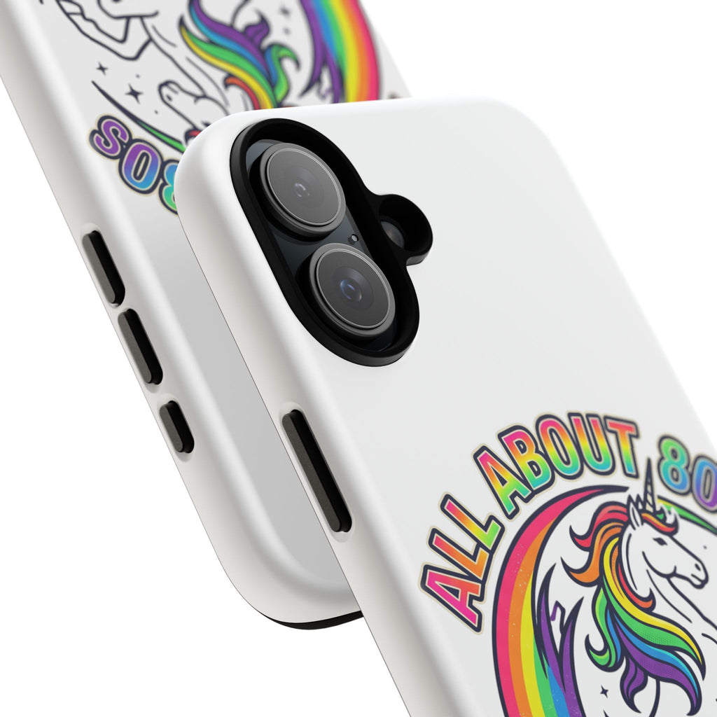 All About 80s Rainbow Unicorn Phone Case