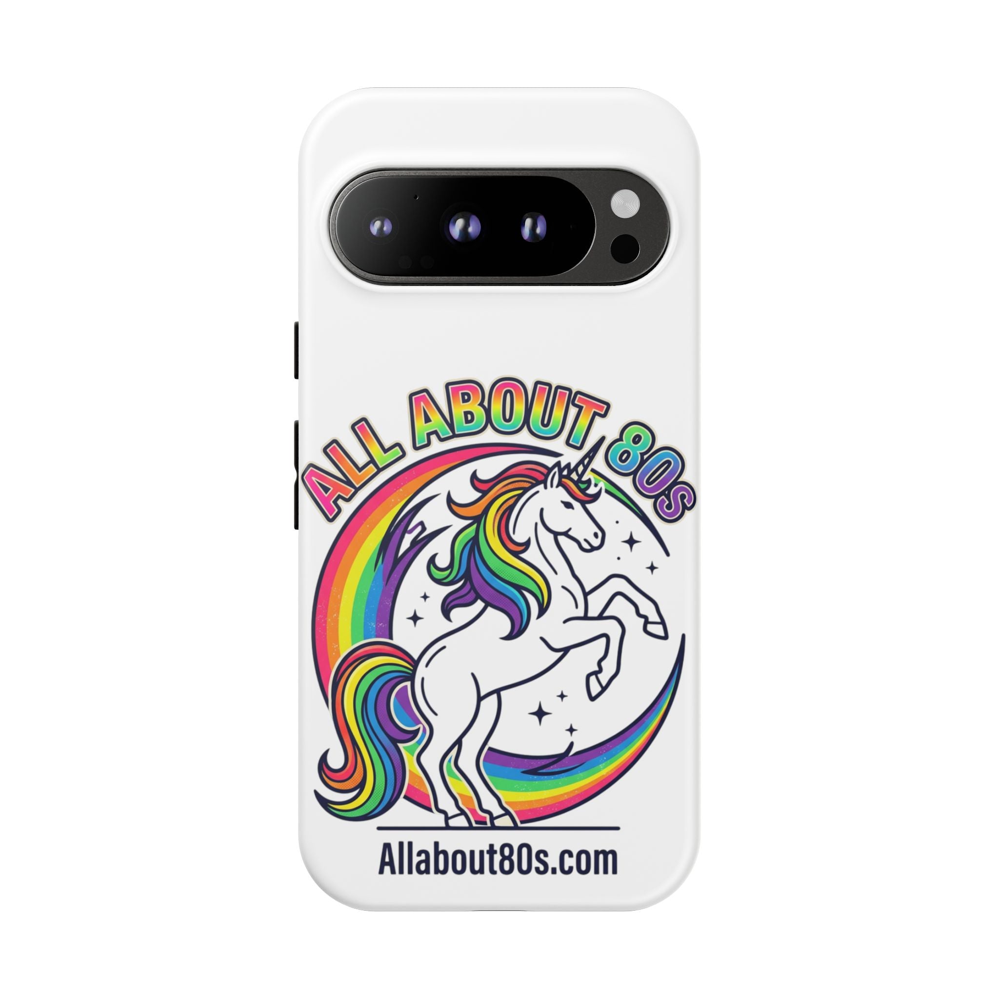 All About 80s Rainbow Unicorn Phone Case