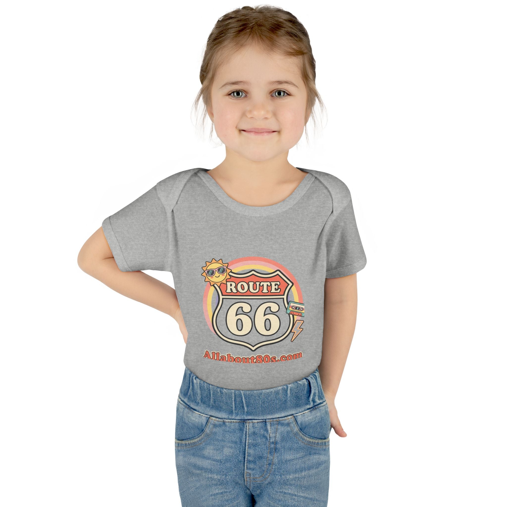 Route 66 Baby Bodysuit – Retro Travel Infant Onesie