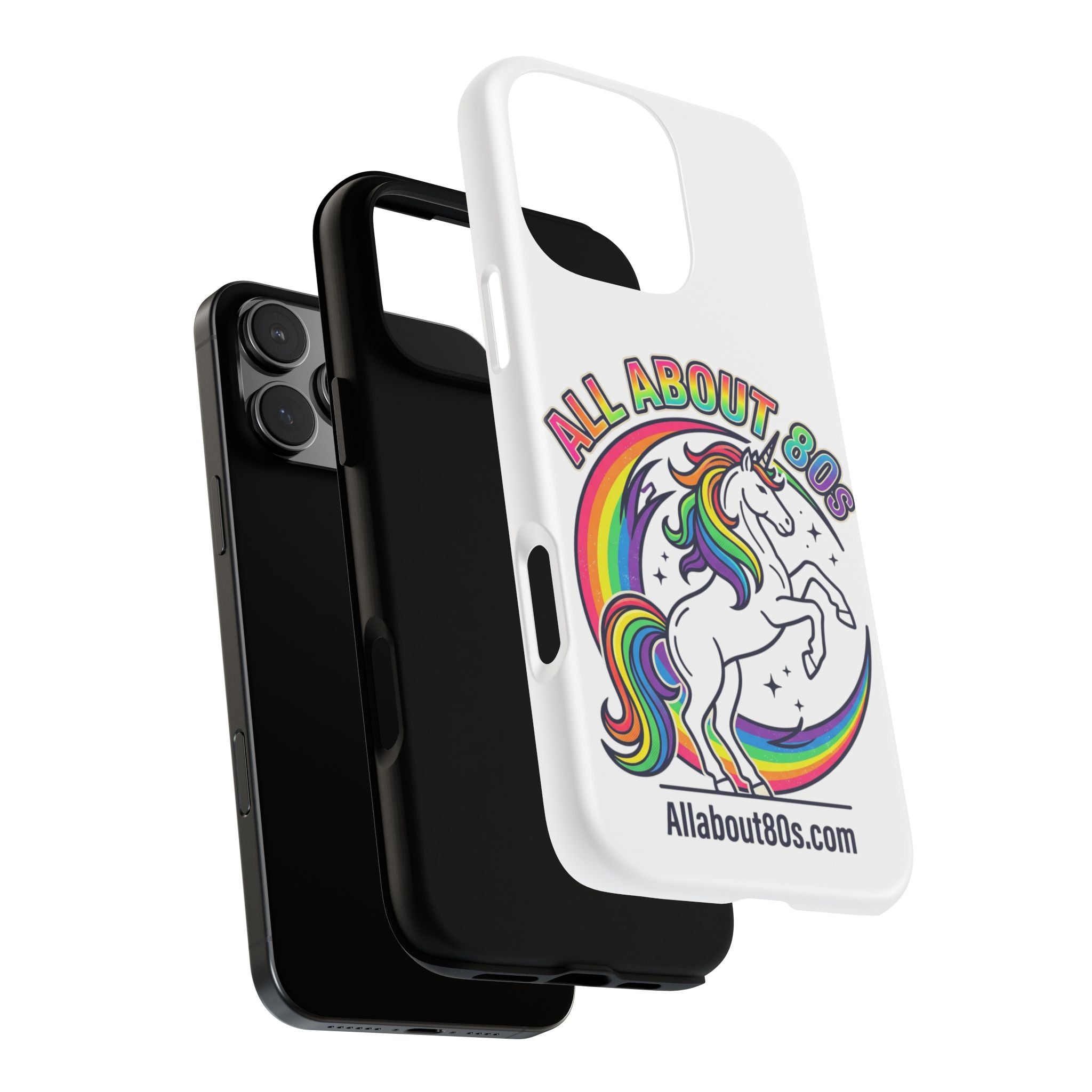 All About 80s Rainbow Unicorn Phone Case
