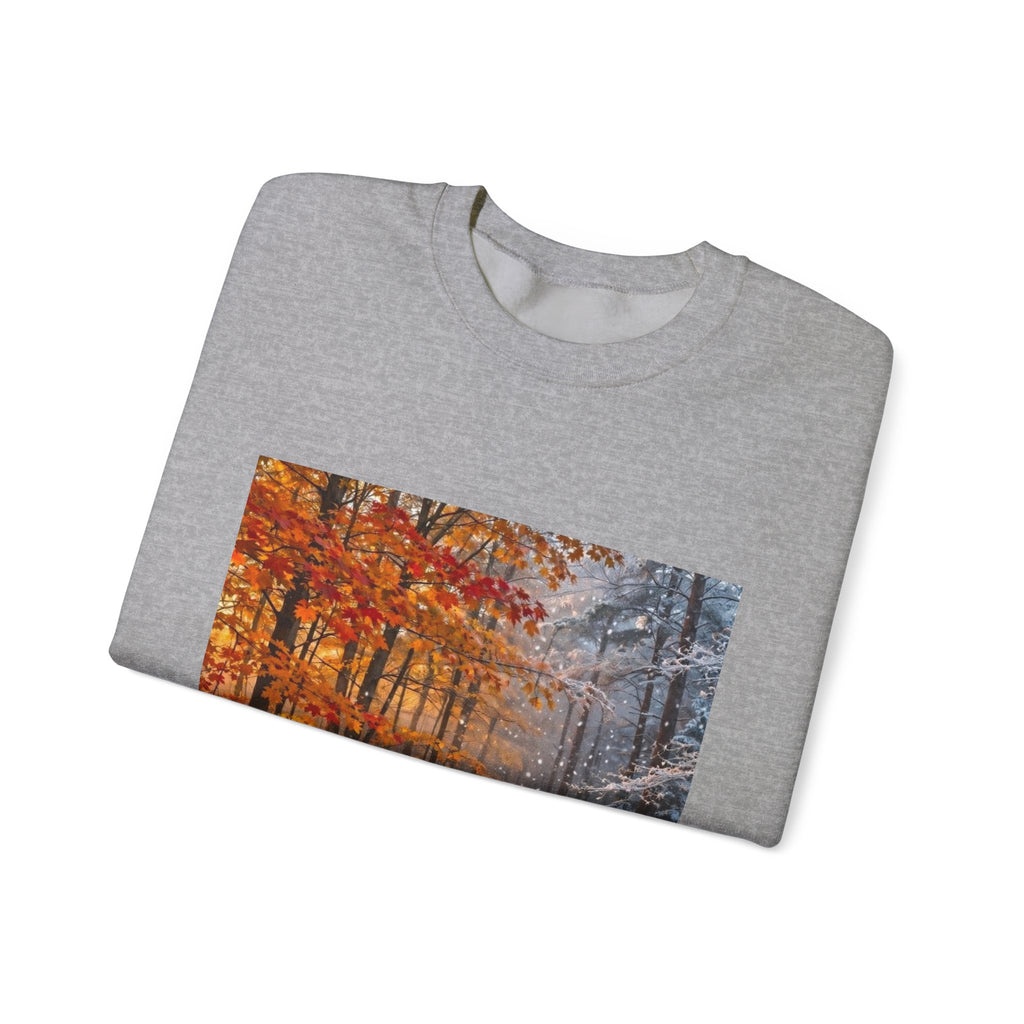 AllAbout80s Autumn Forest Crewneck Sweatshirt