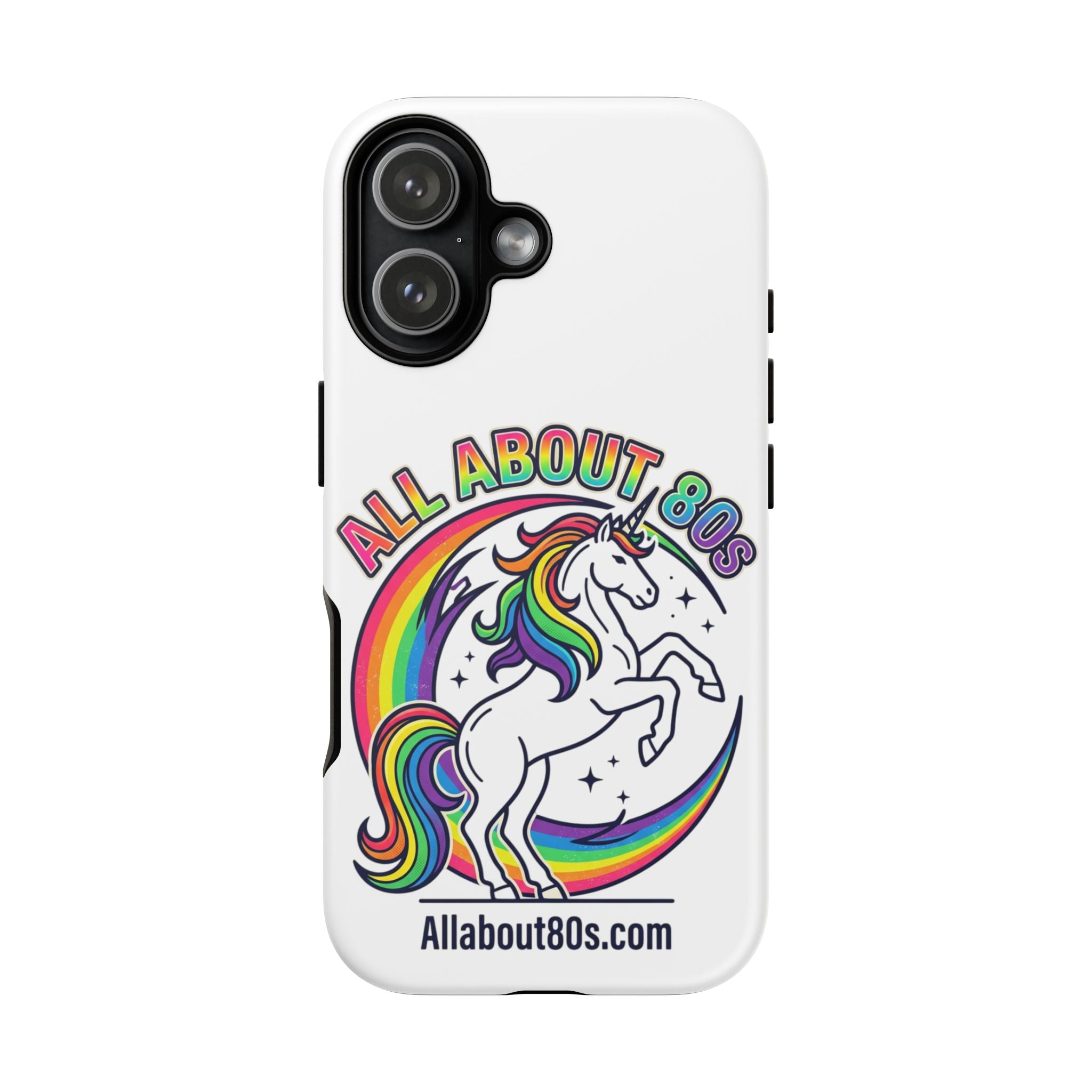 All About 80s Rainbow Unicorn Phone Case