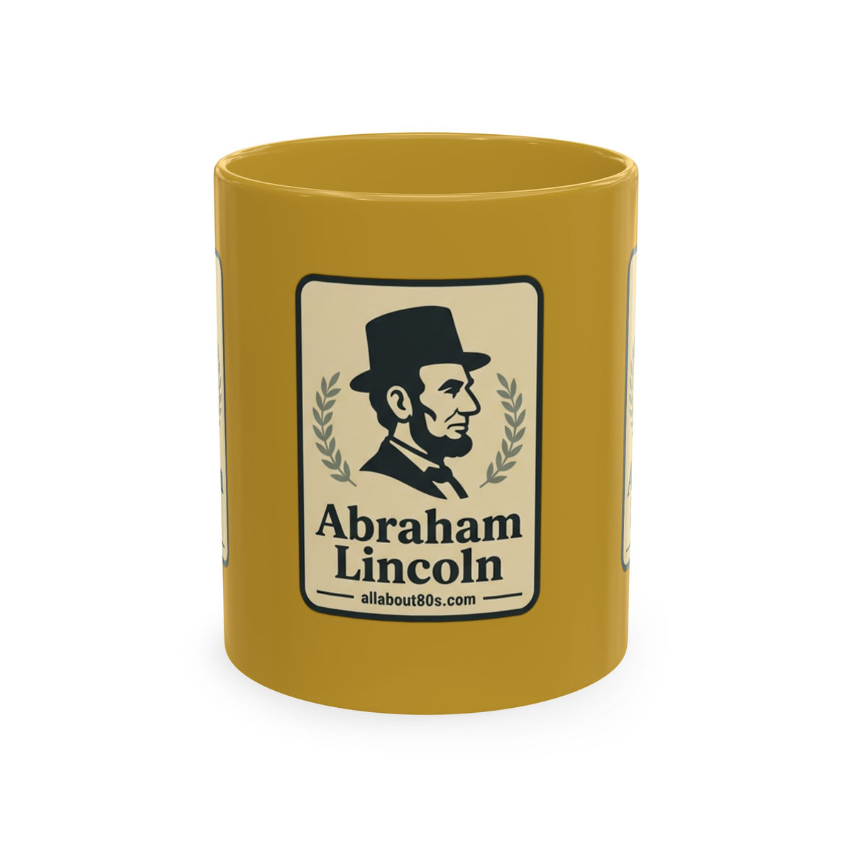 Abraham Lincoln Ceramic Mug – Vintage Portrait Political History Coffee Cup
